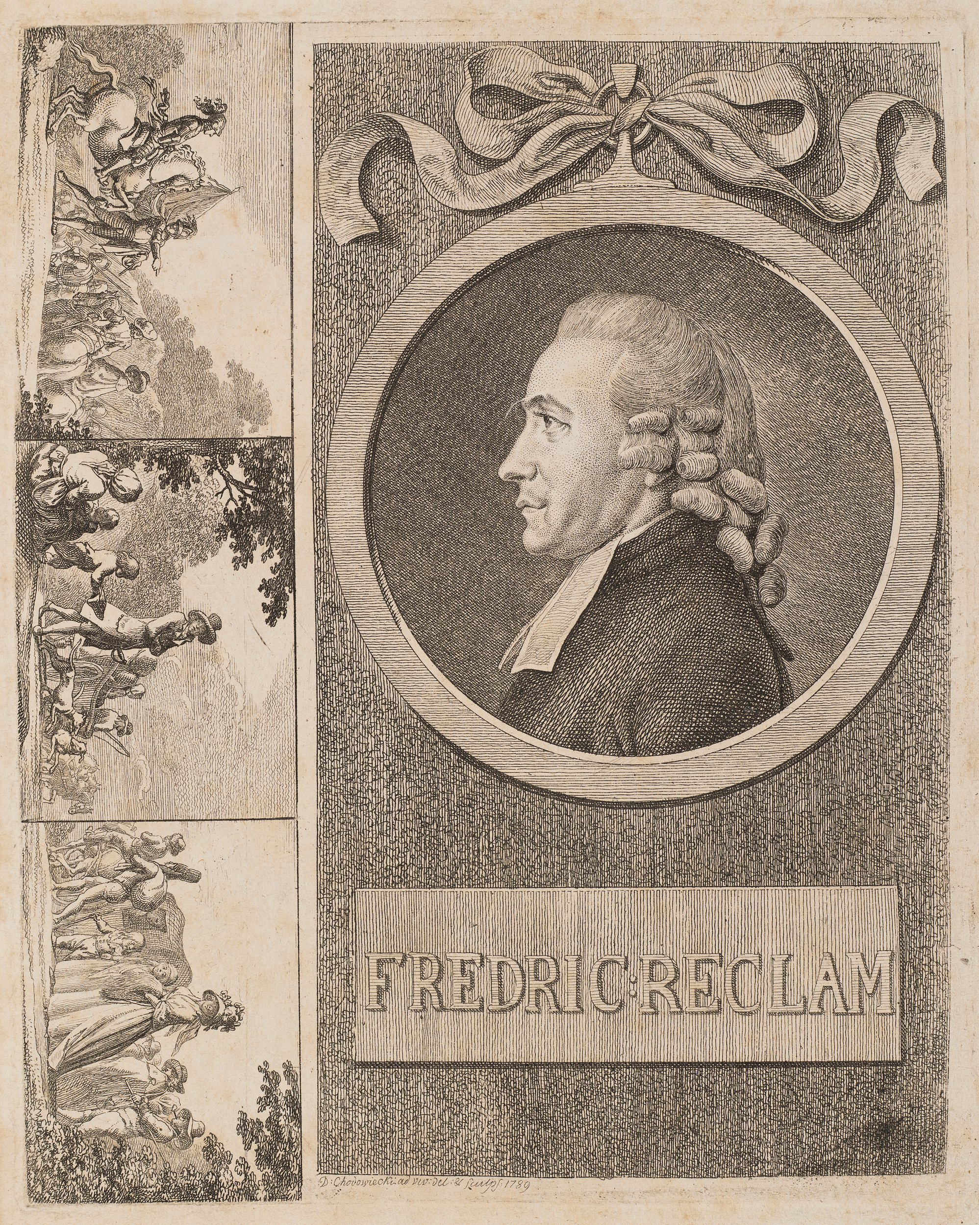 Porträt des Predigers Friedrich Reclam