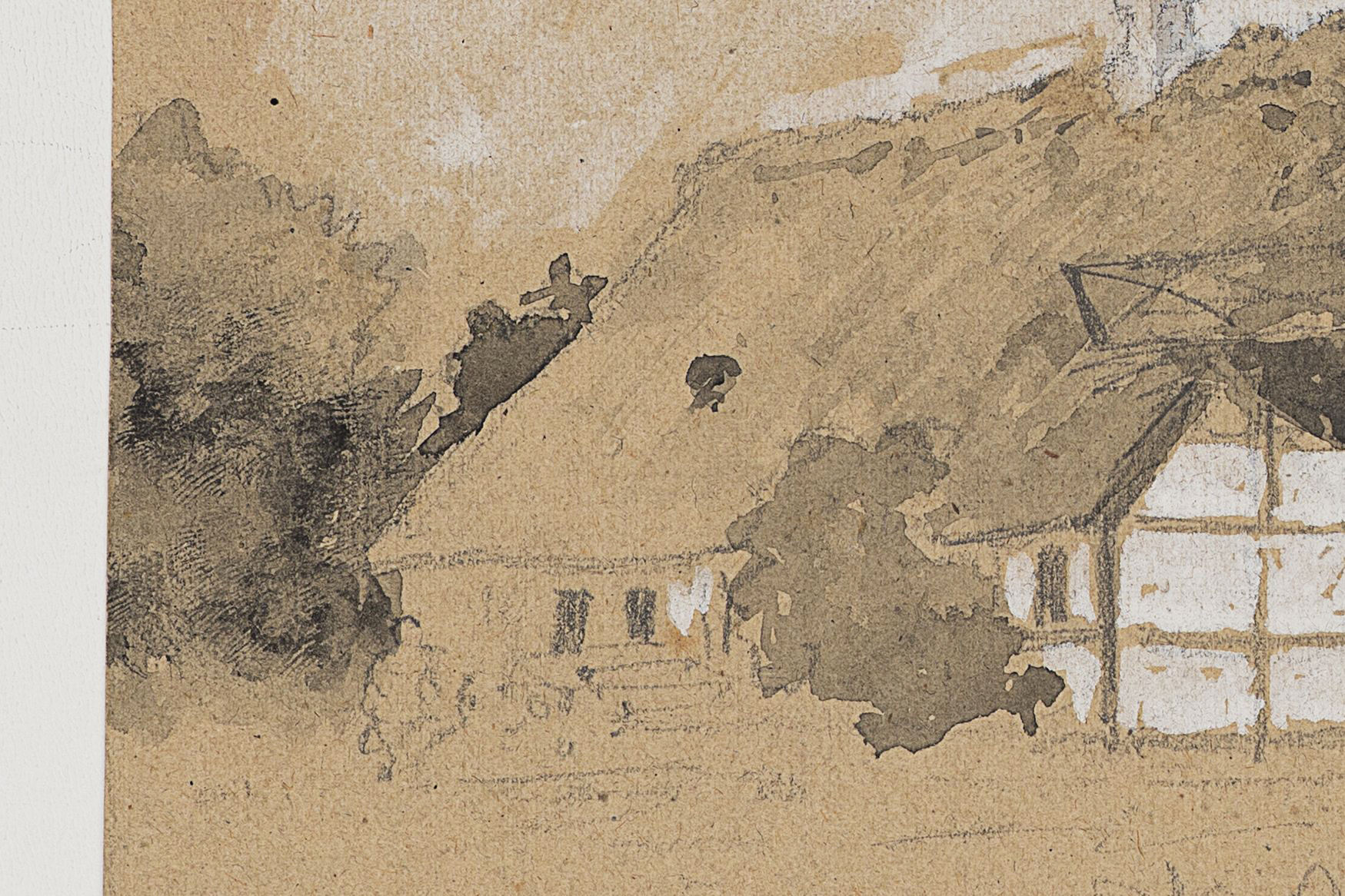 Studie einer Windmühle in Övelgönne