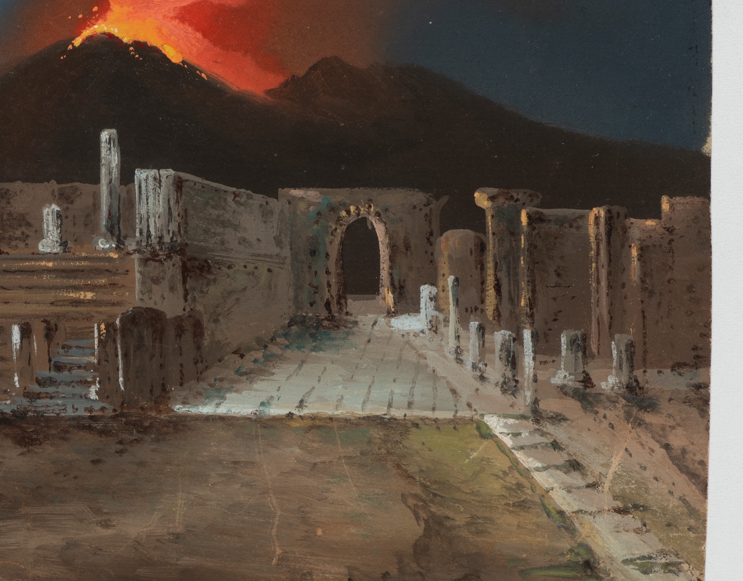Ausbruch des Vesuv on Pompeji aus