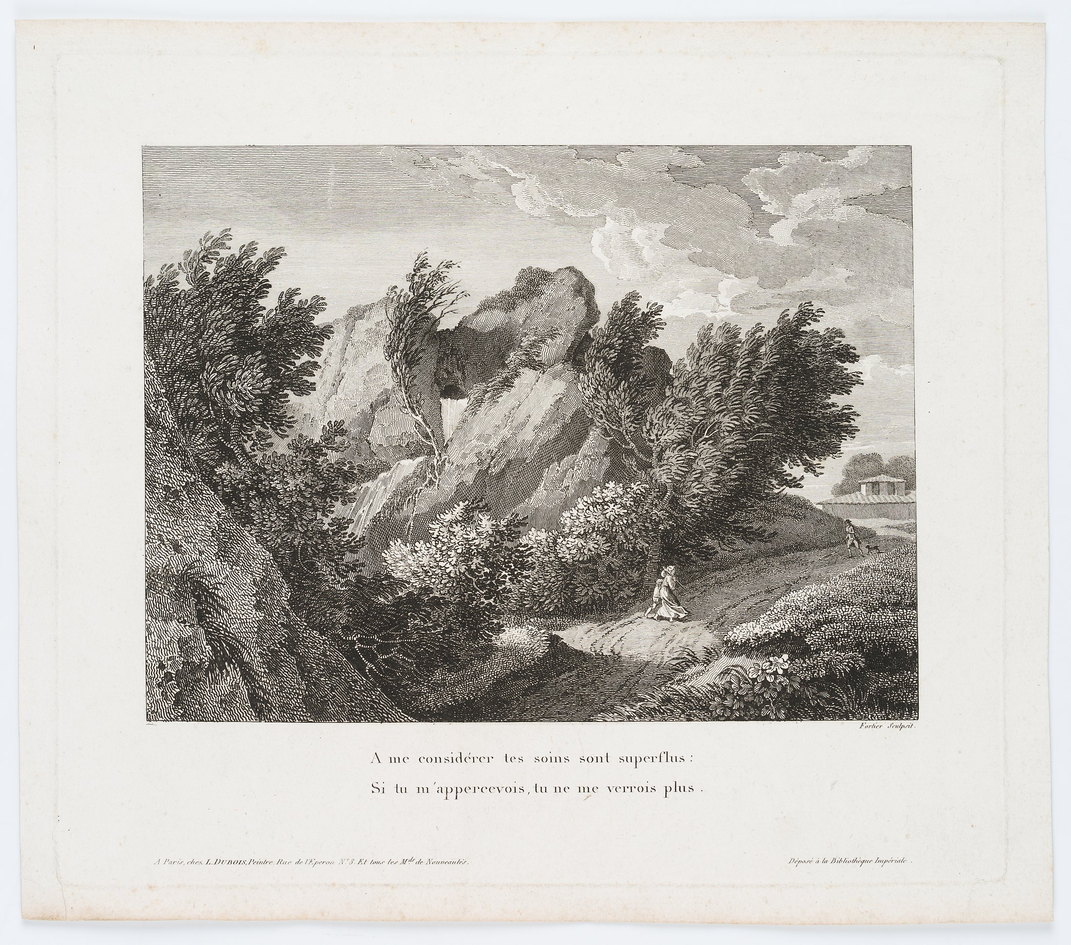 Vexierbild: Landschaft und Kopf
