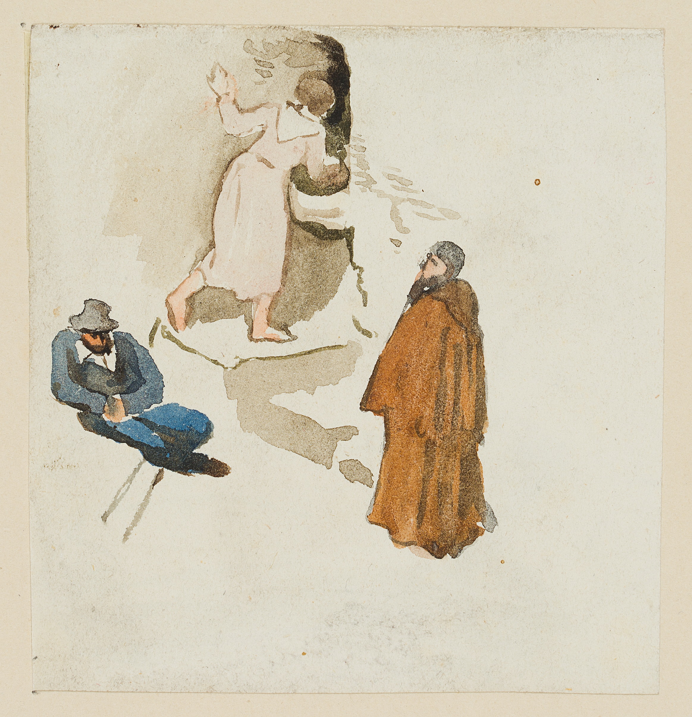 Figuren bei einem Kloster