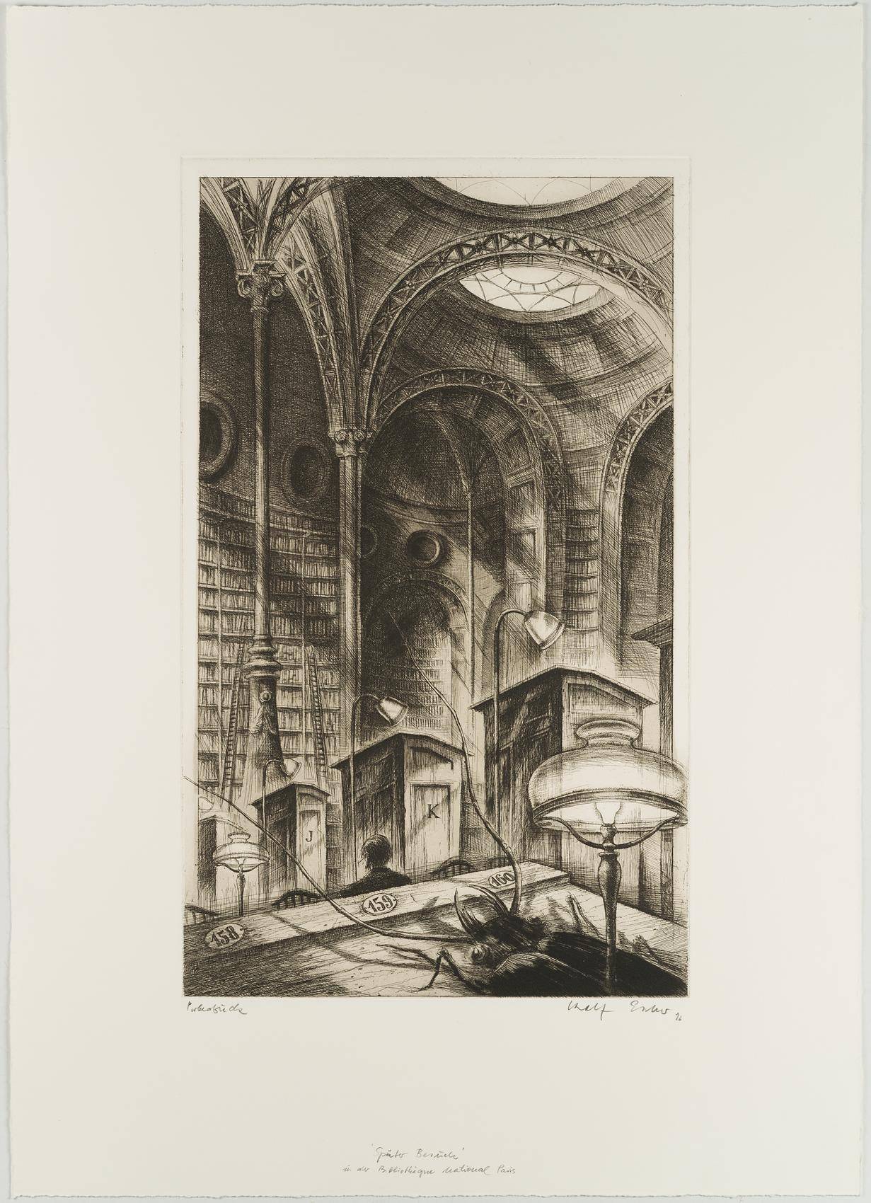 "Später Besuch" in der Bibliothèque National Paris