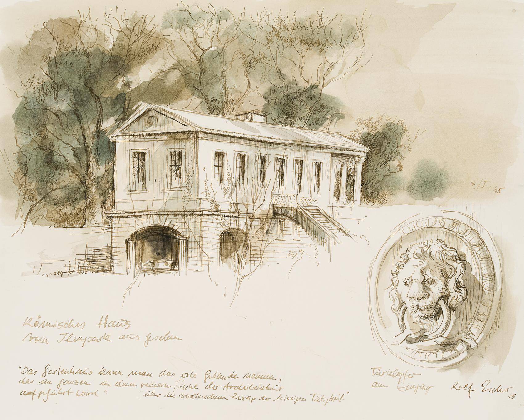 Das Römische Haus im Park an der Ilm