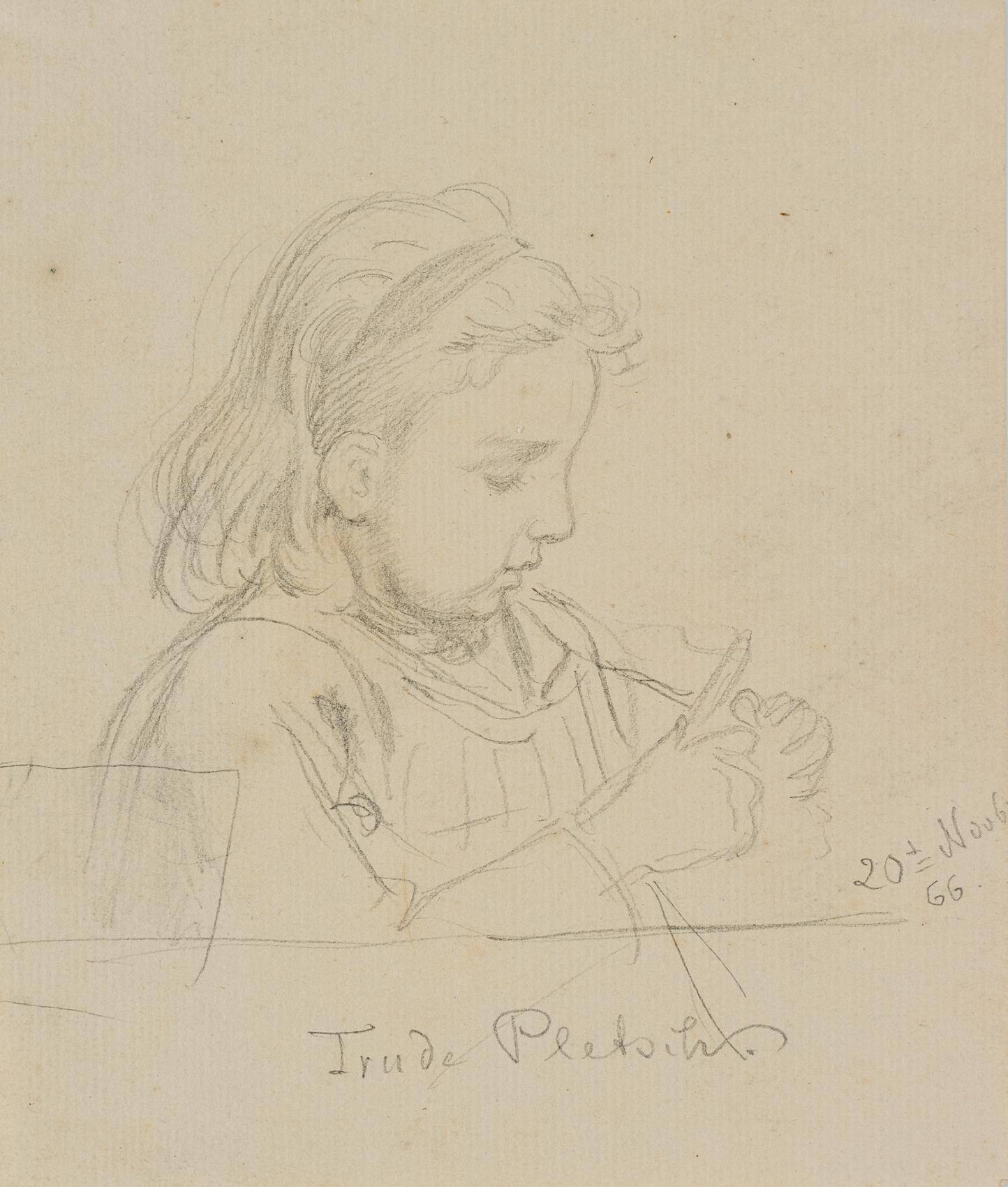 Porträt der Tochter Trude