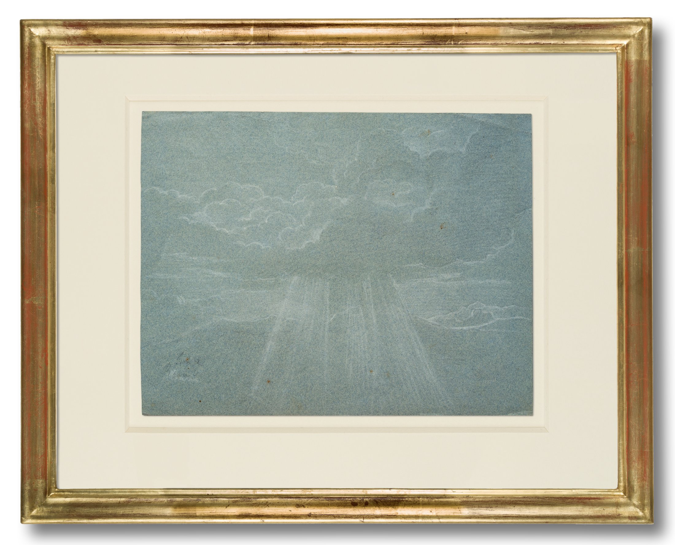 Wolkenstudie mit durchbrechendem Licht