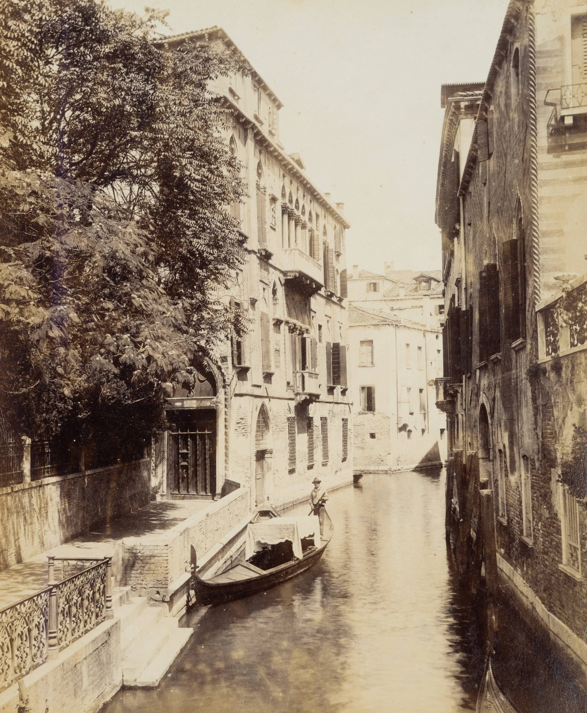 Kanal vor Palazzo, Venedig