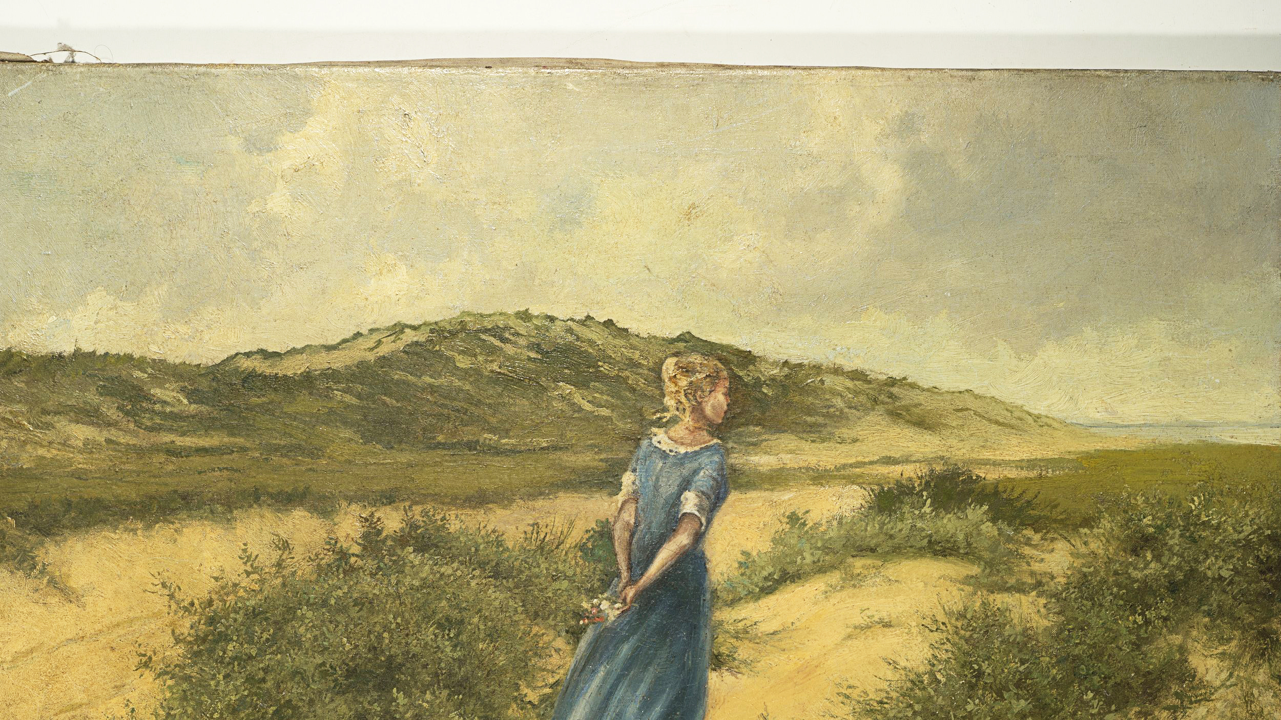 Mädchen in den Dünen