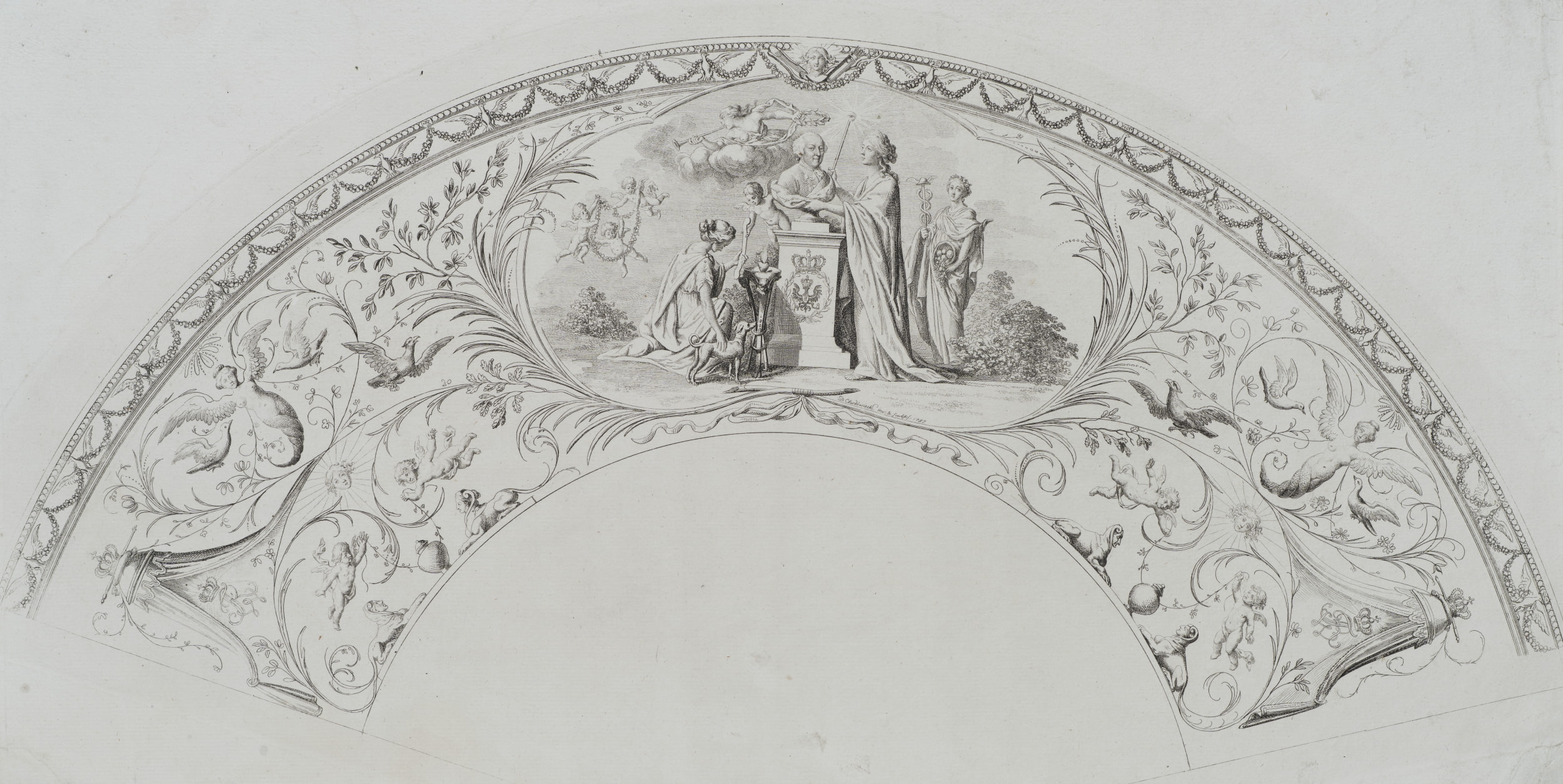Allegorie auf die Huldigung des Königs Friedrich Wilhelm II