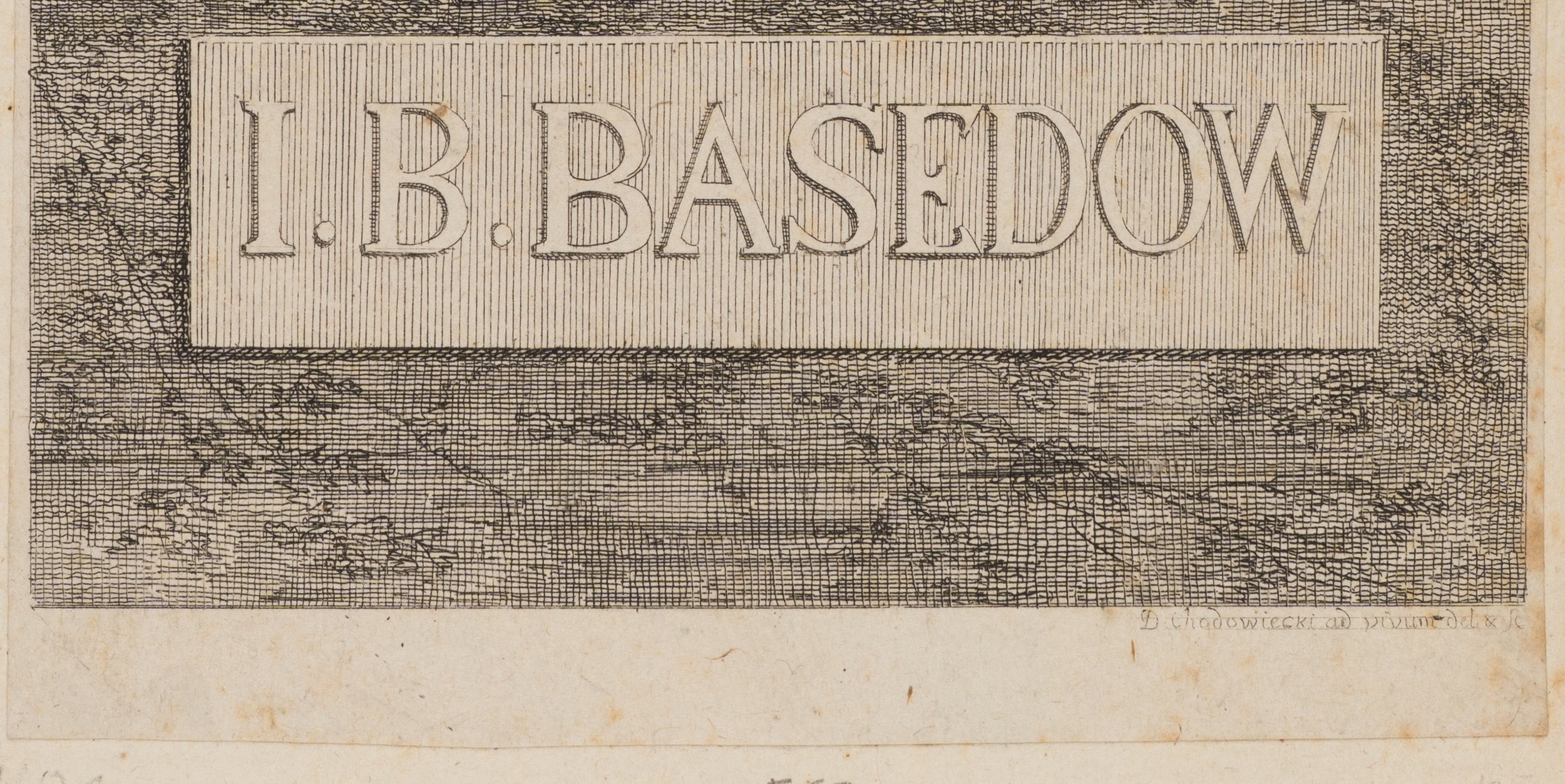 Porträt von Johann Bernhard Basedow