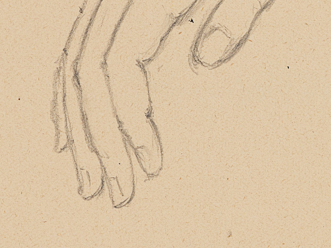 Handstudie mit Ärmelansatz