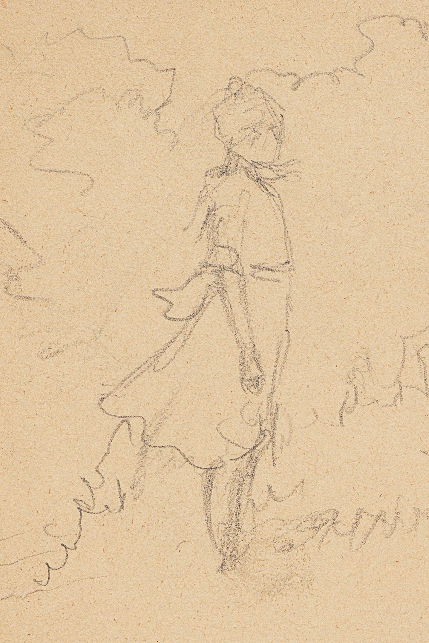 Figuren im Freien - Studie