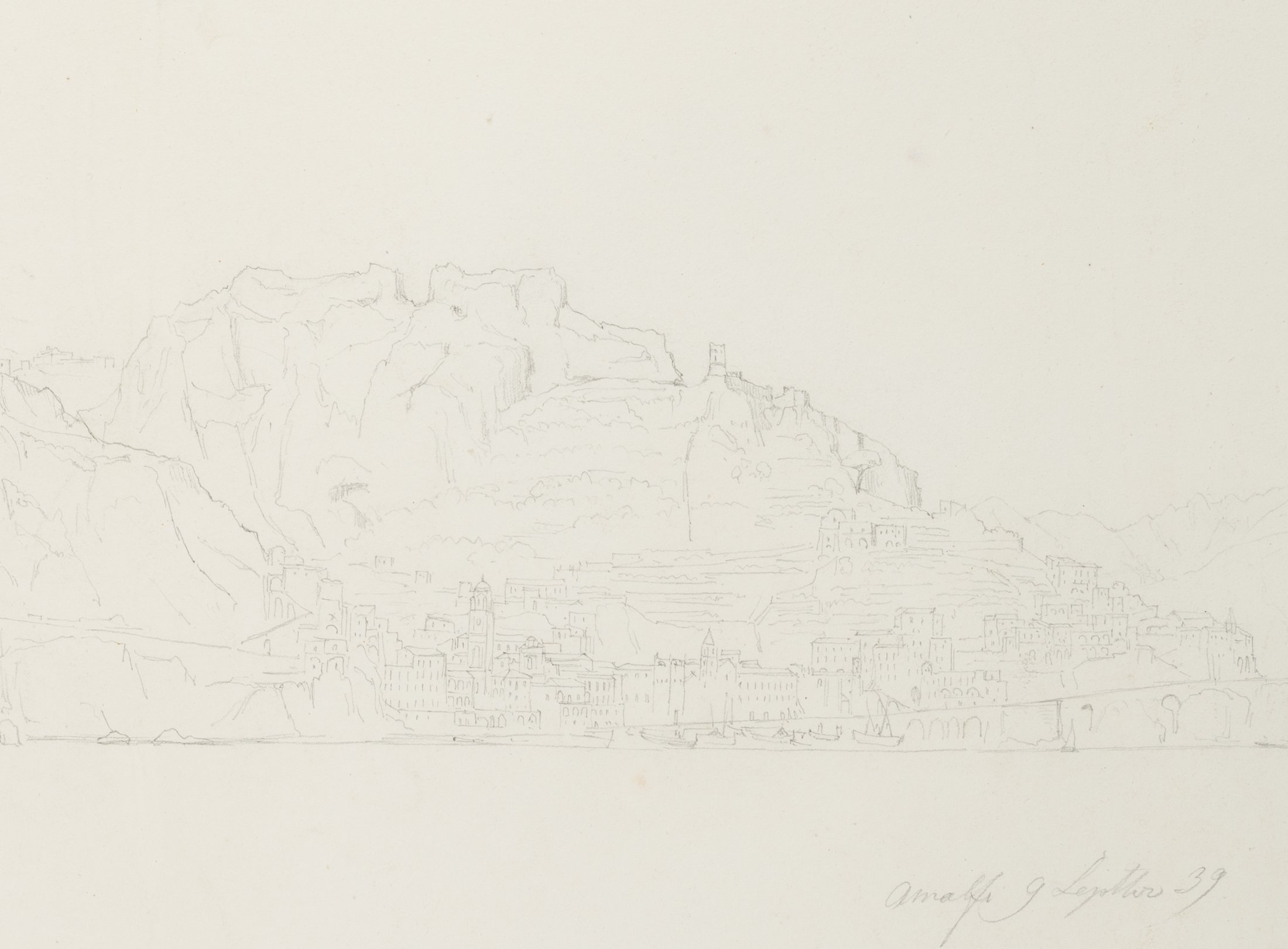 Küstenstreifen bei Amalfi