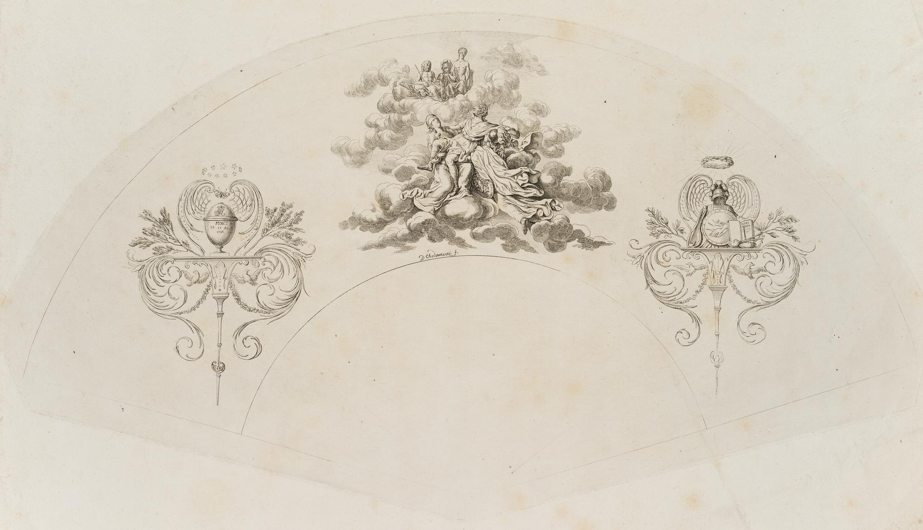 Apotheose König Friedrich's II (oder der zweite Fächer)