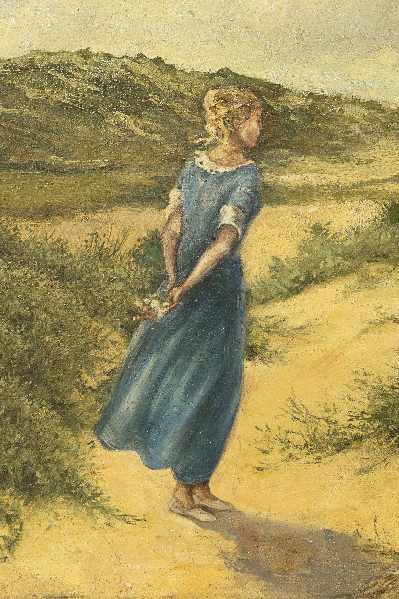 Mädchen in den Dünen