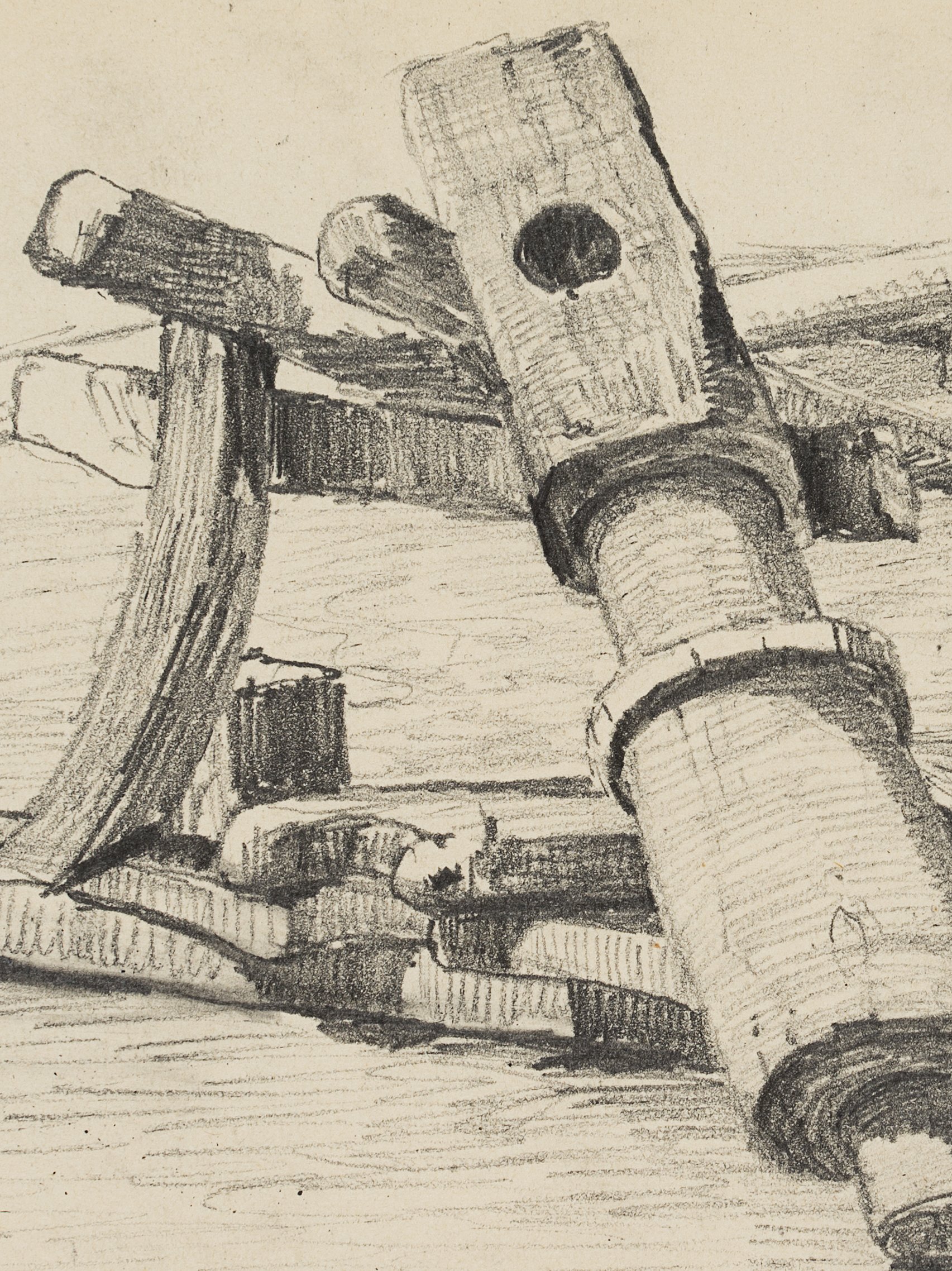 Stillleben mit gebrochener Winde
