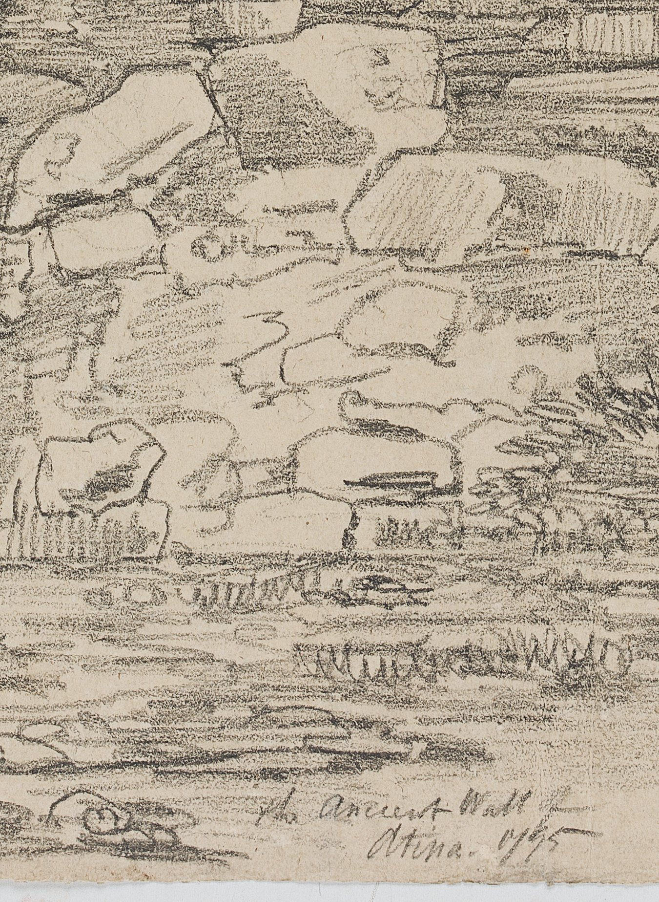 Ruinen der alten Stadtmauer von Atina