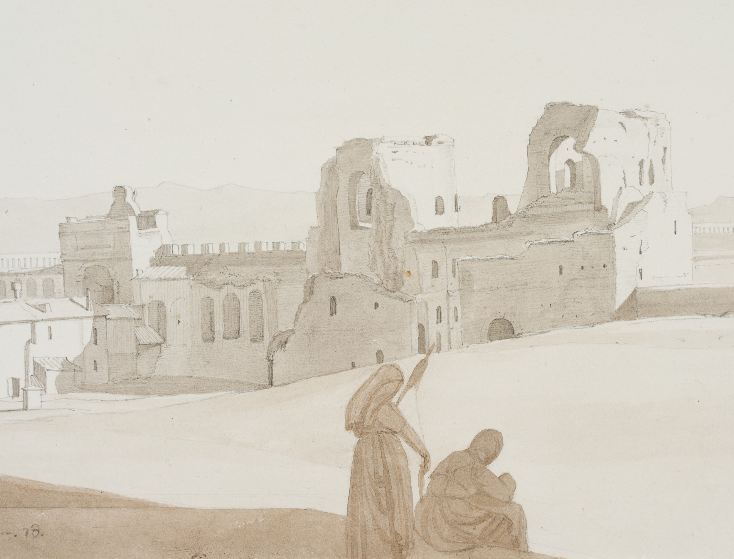 Ruinen der Porta San Giovanni in Rom