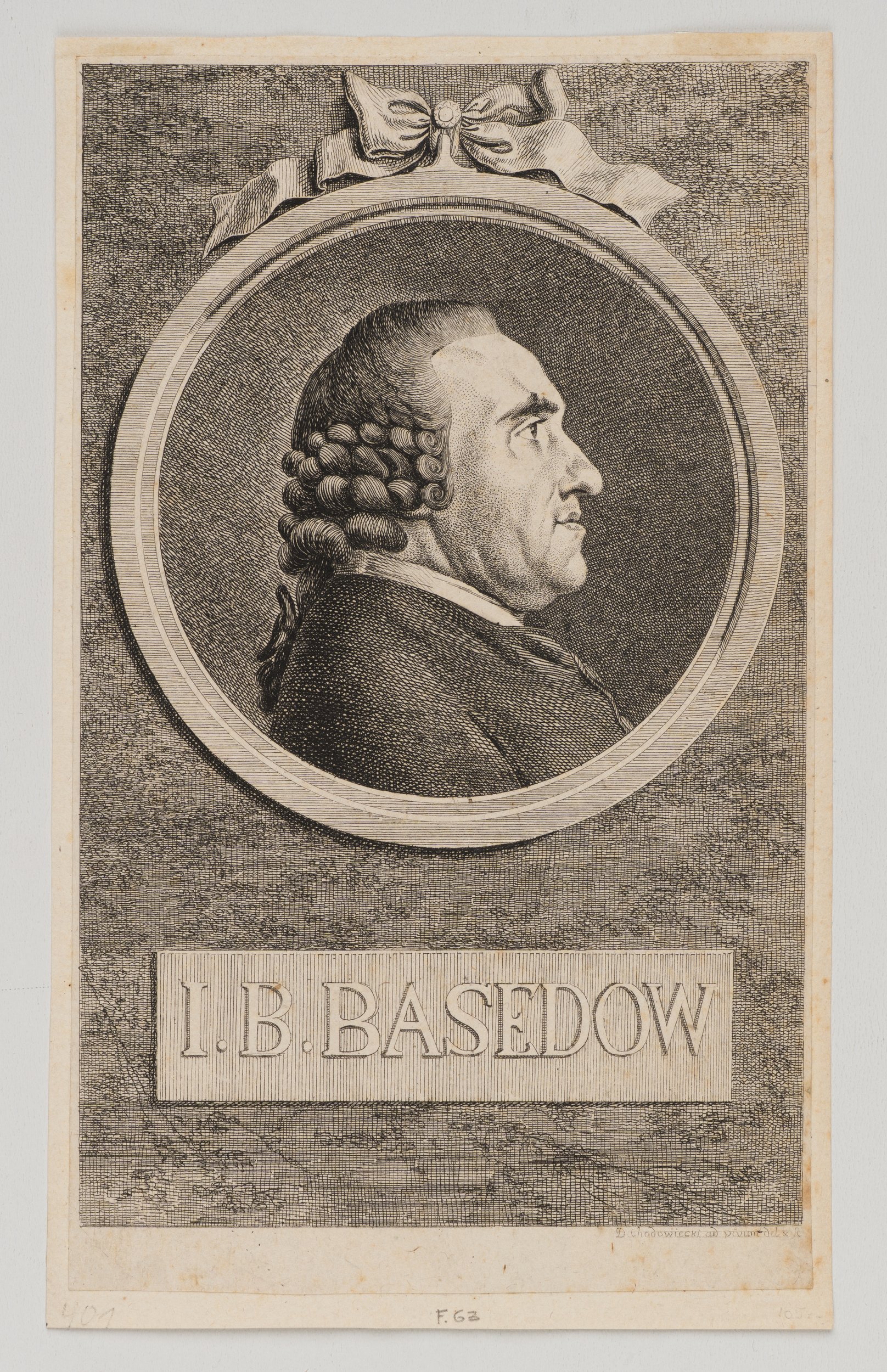 Porträt von Johann Bernhard Basedow