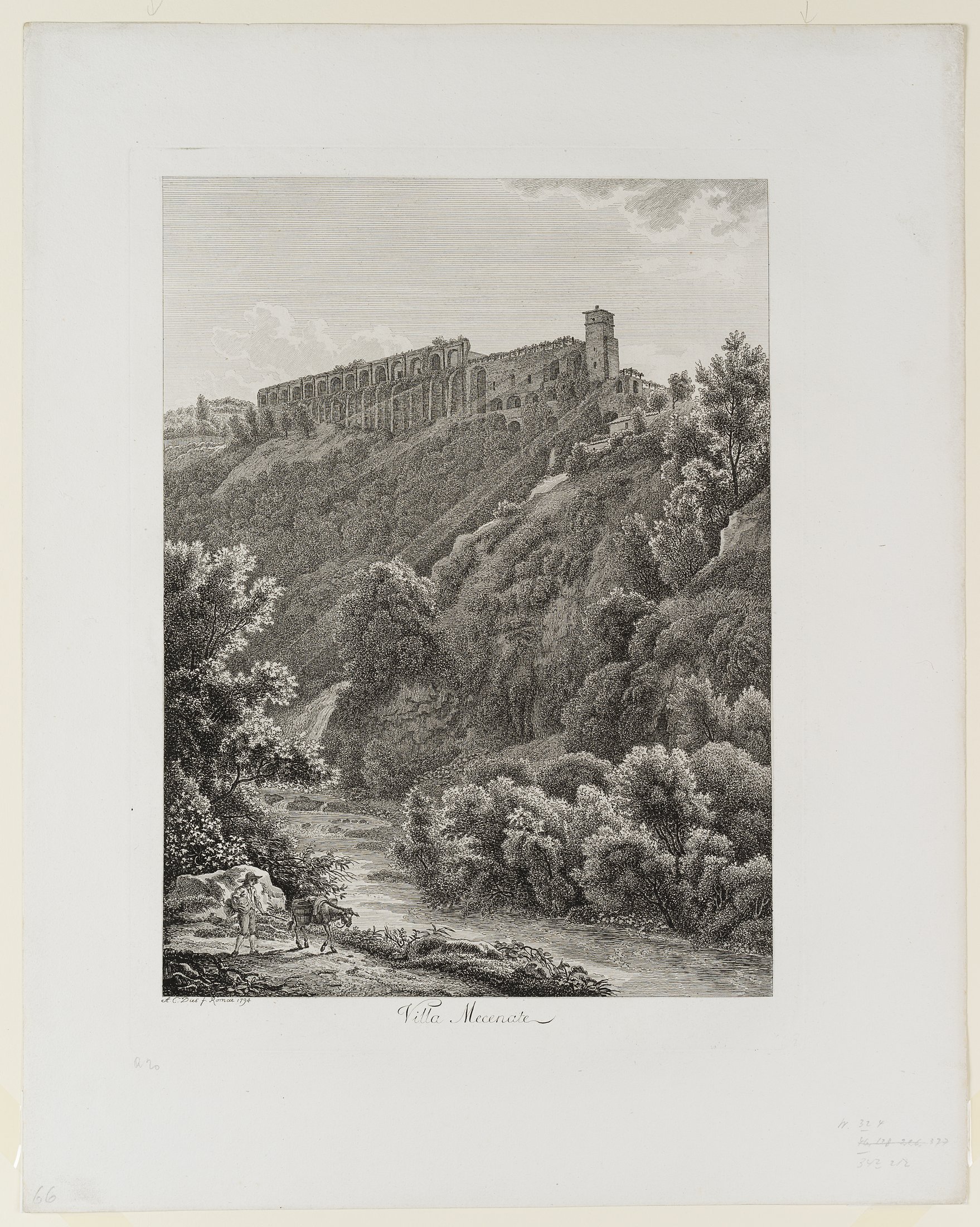 Die Villa des Maecenas in Tivoli
