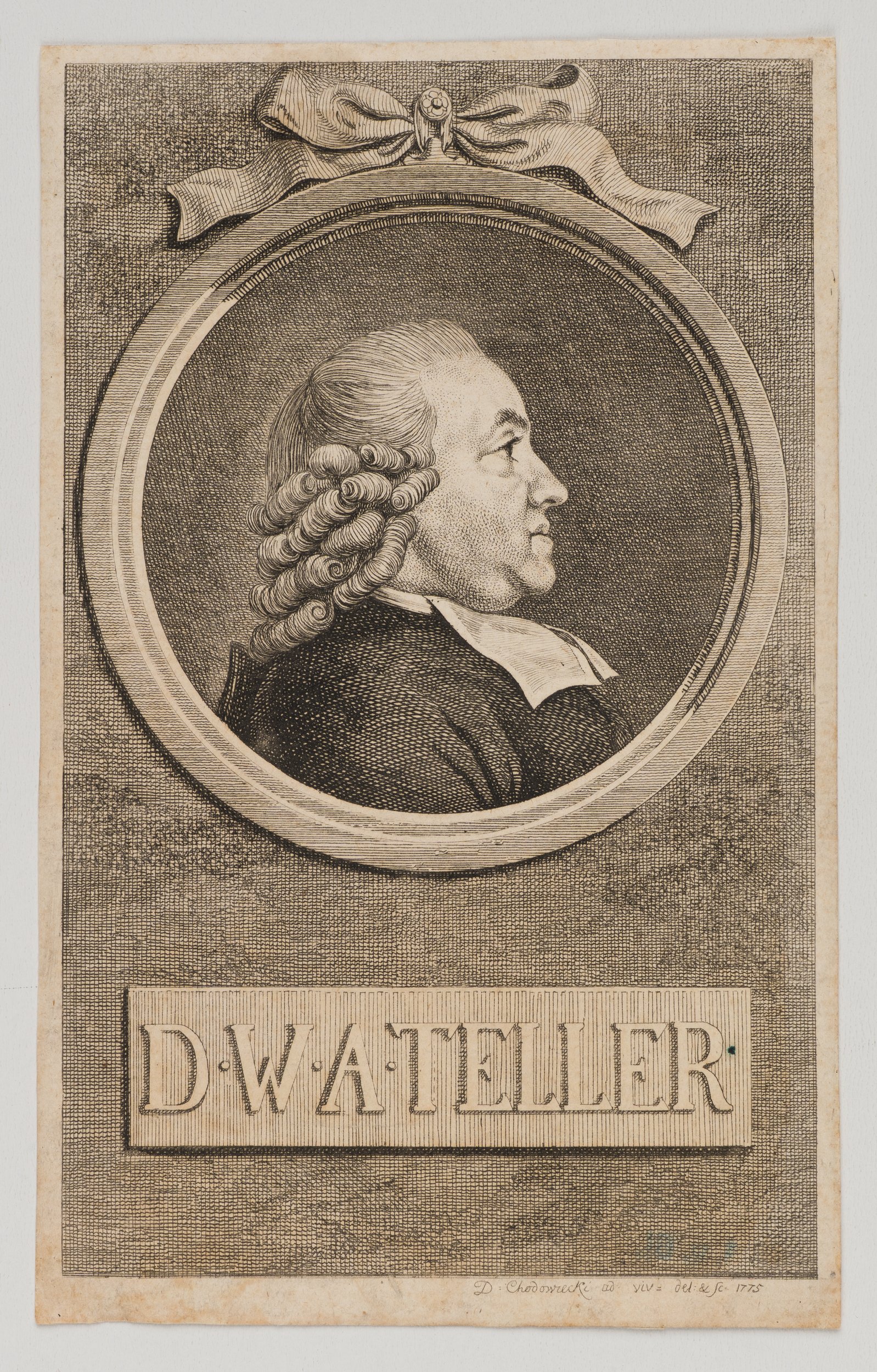 Porträt von Wilhelm Abraham Teller