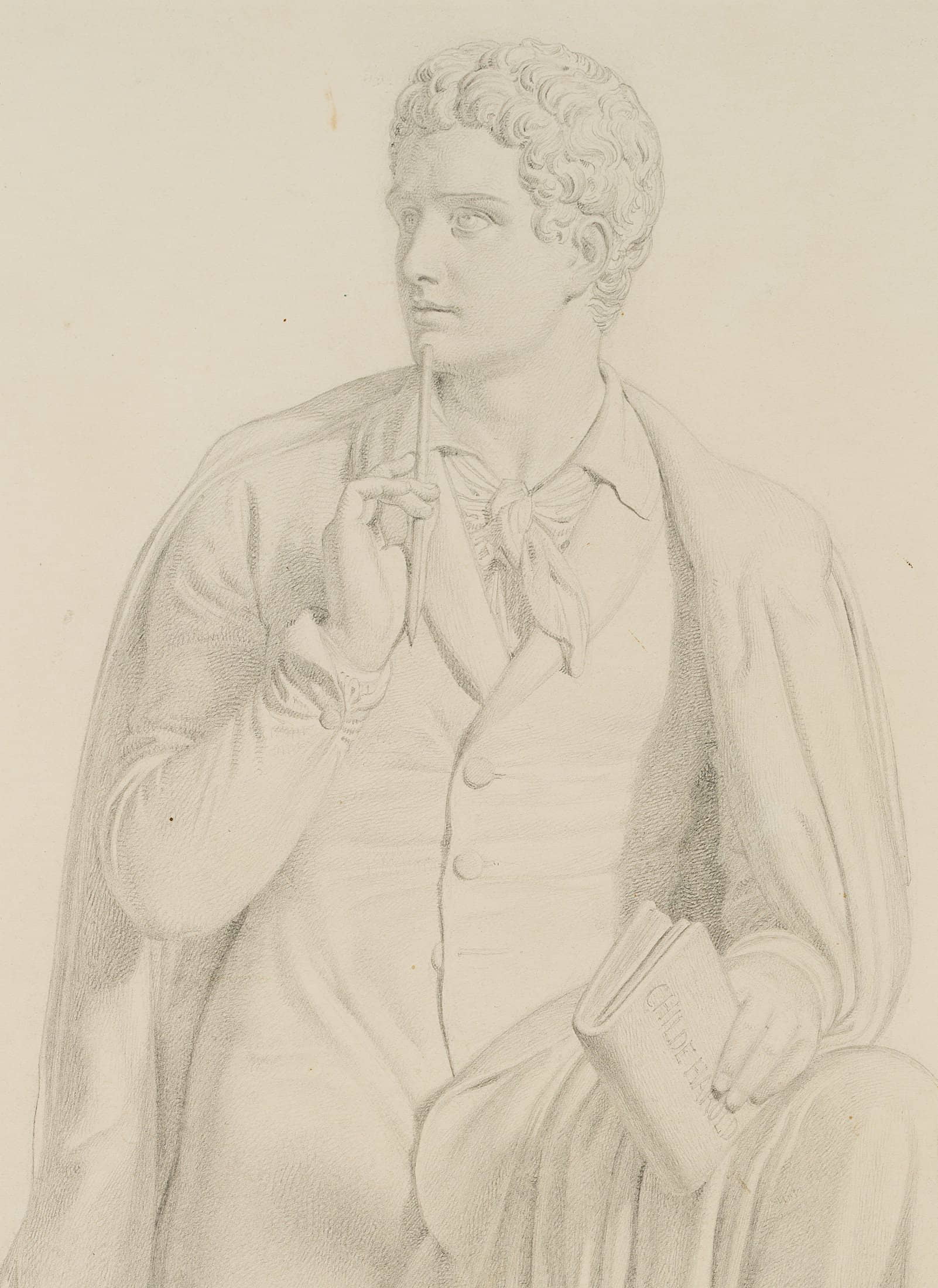 Lord Byron, nach der Skulptur von Bertel Thorvaldsen