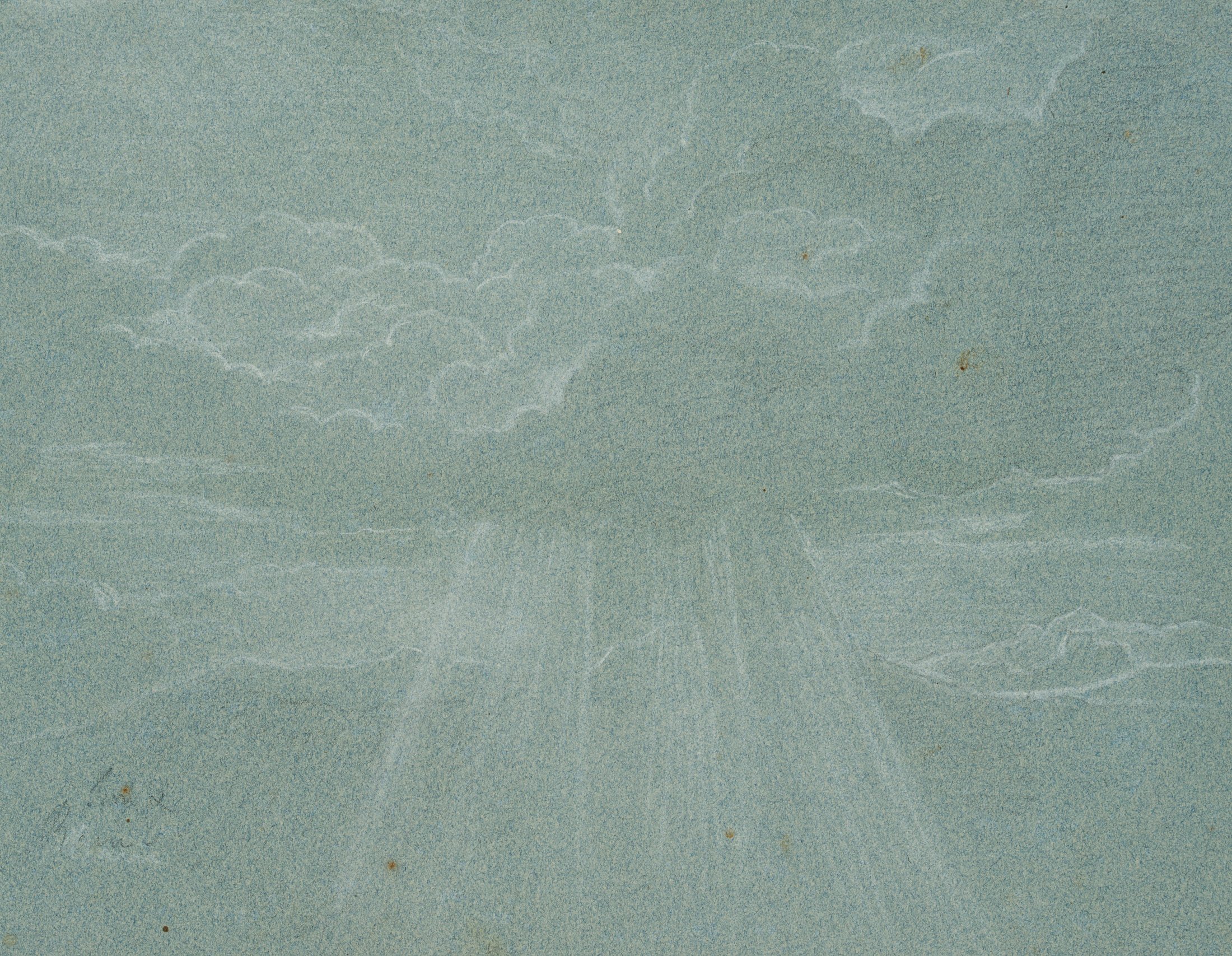 Wolkenstudie mit durchbrechendem Licht