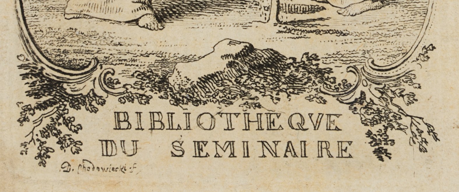 Bibliothekszeichen des französischen Seminars zu Berlin