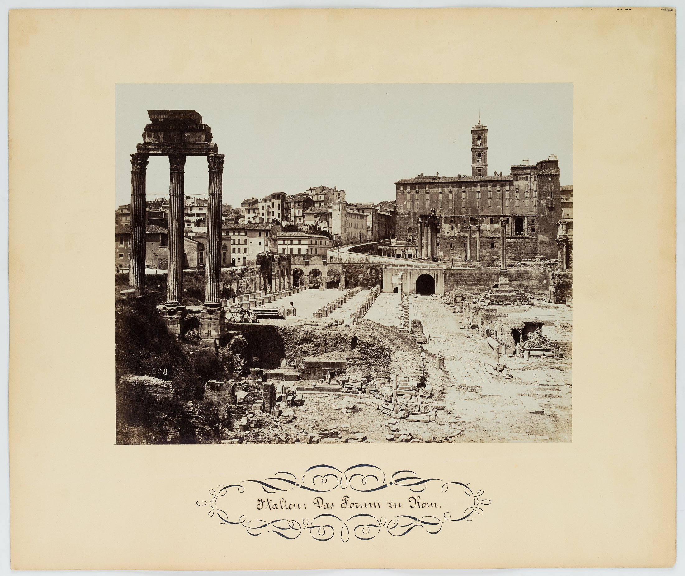 Forum Romanum vom Dioskurentempel zum Senatorenpalast