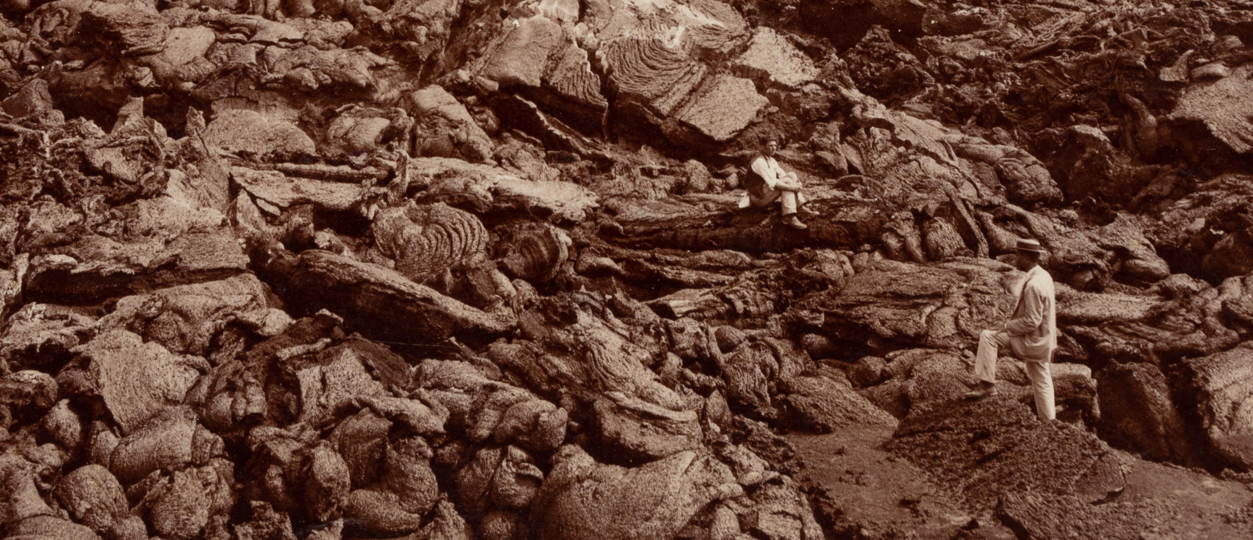 Lavafelder am Vesuv
