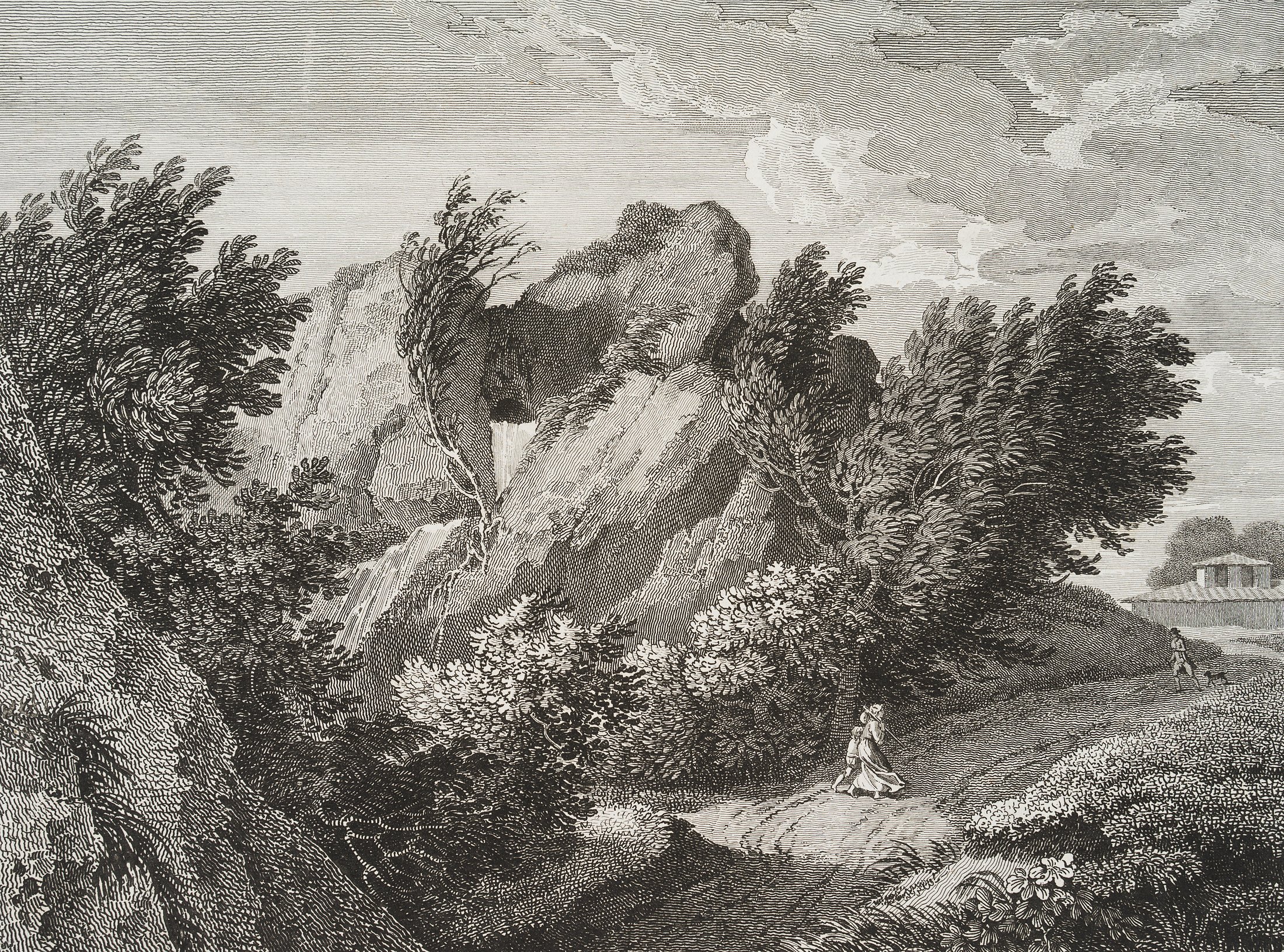 Vexierbild: Landschaft und Kopf