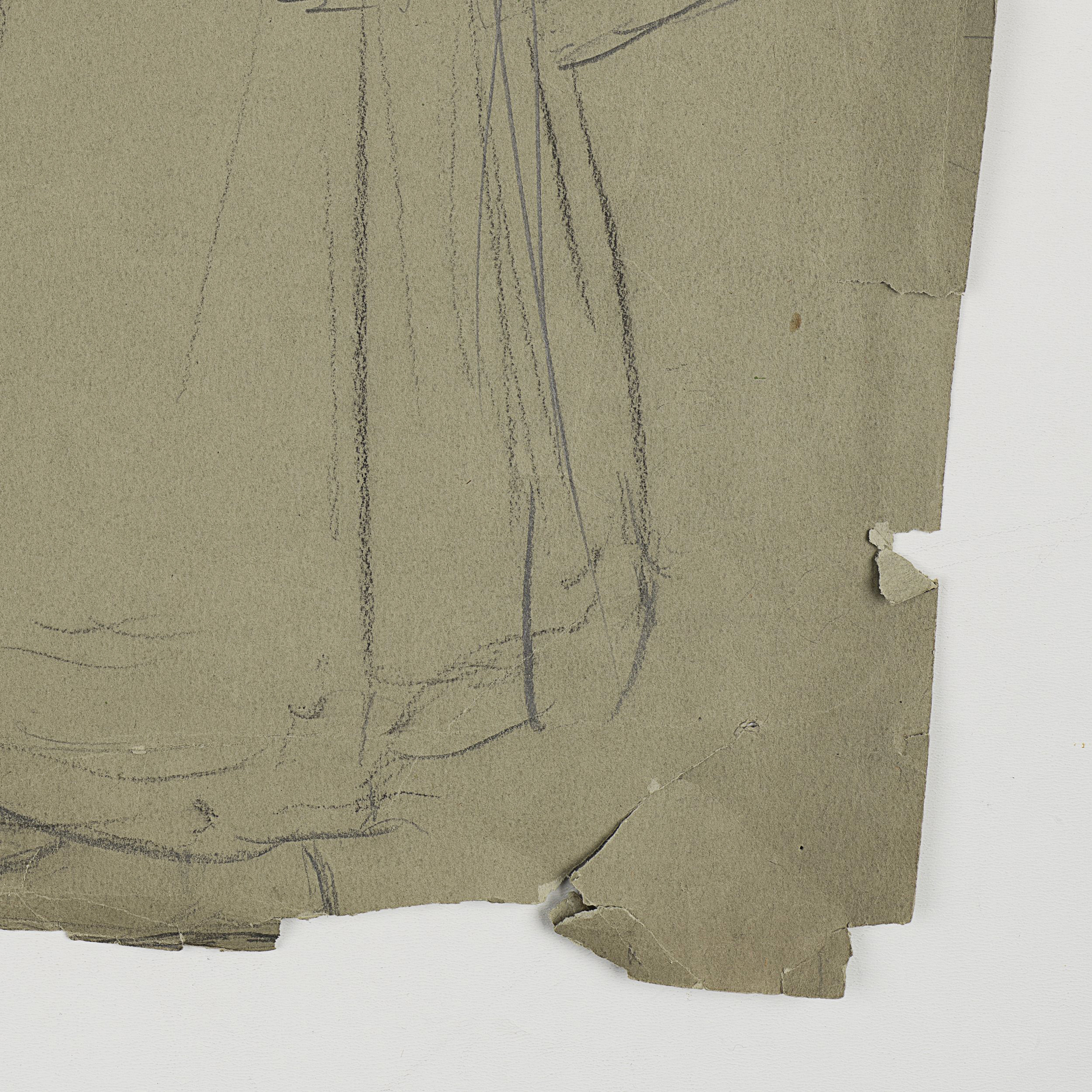 Figurenstudie: junges Mädchen im Rüschenkleid