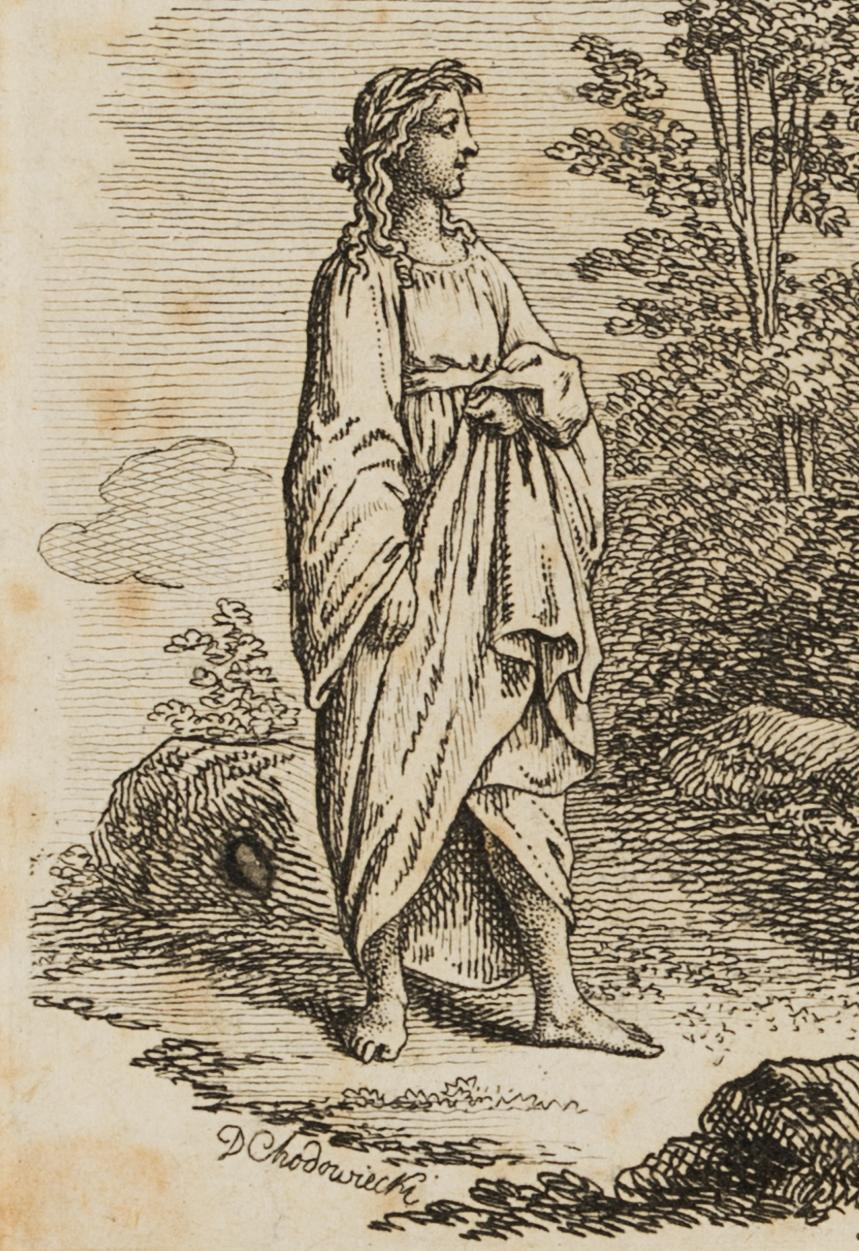Jüngling und Nonne in Landschaft