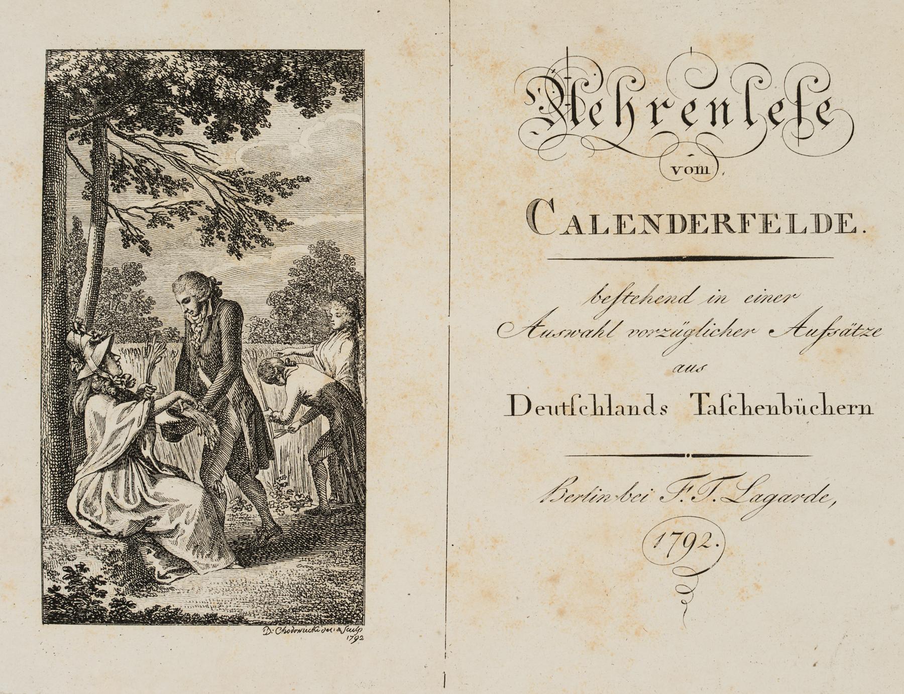 Titel-Kupfer zur Aehrenlese