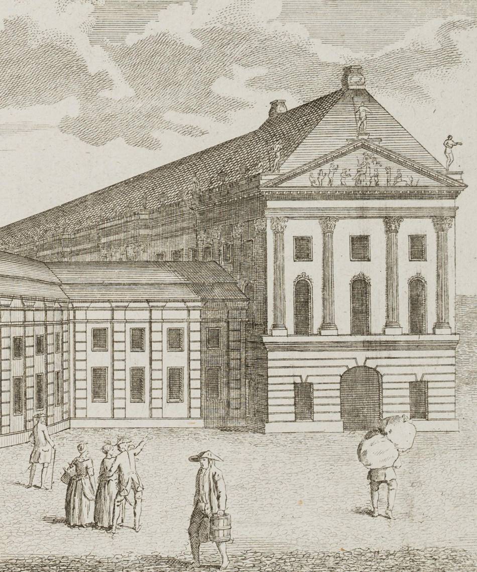 Ansicht des Hauptportals des Stadtschlosses in Potsdam