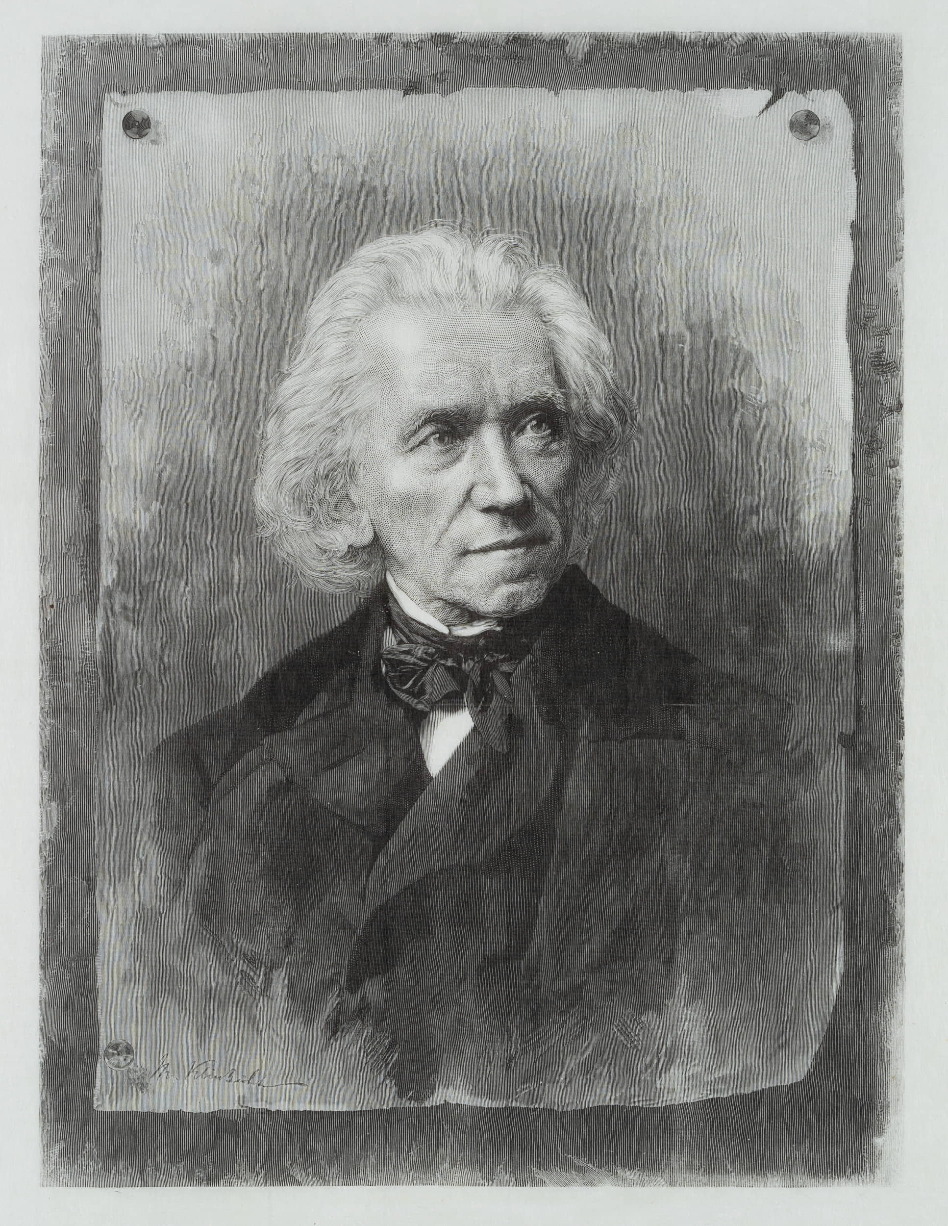 Portrait Ludwig Richter (Probedruck)