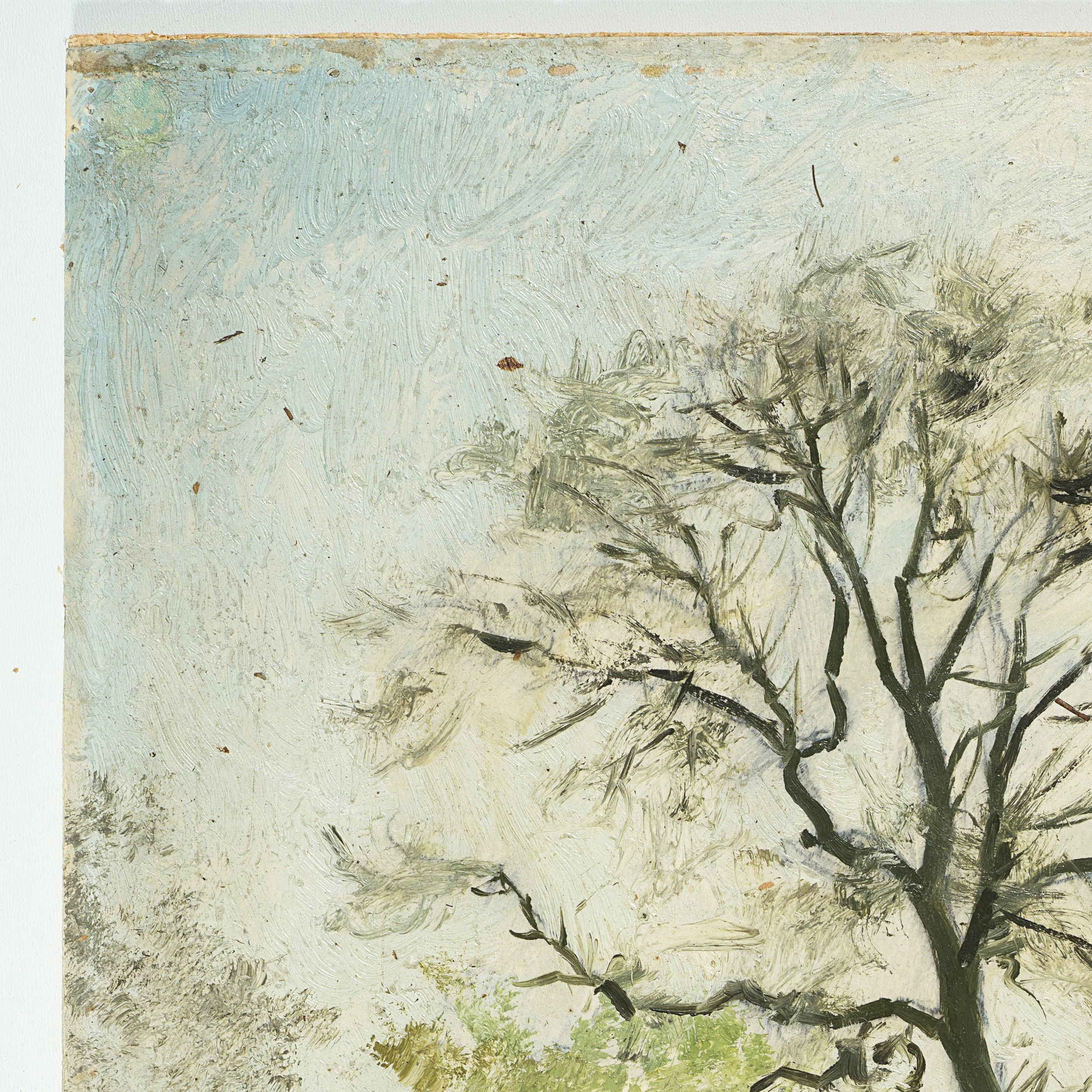 Baumlandschaft im Frühling