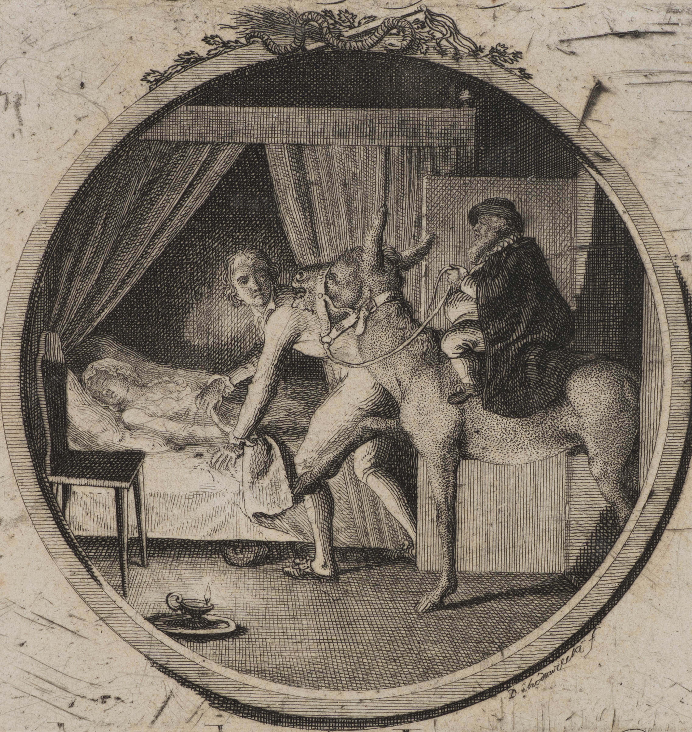 Illustration zu "Der Bieresel. Ein sächsisches Volksmärchen"