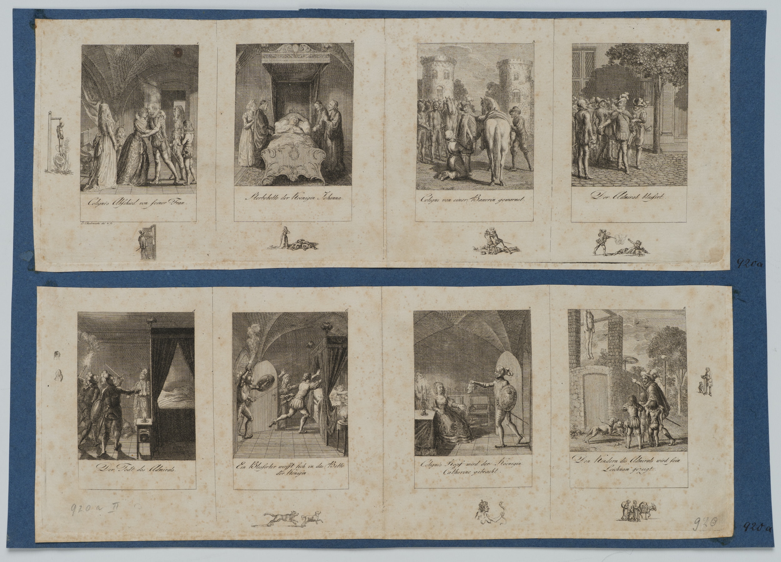 9-16. Blatt zur Geschichte der Bartholomäusnacht