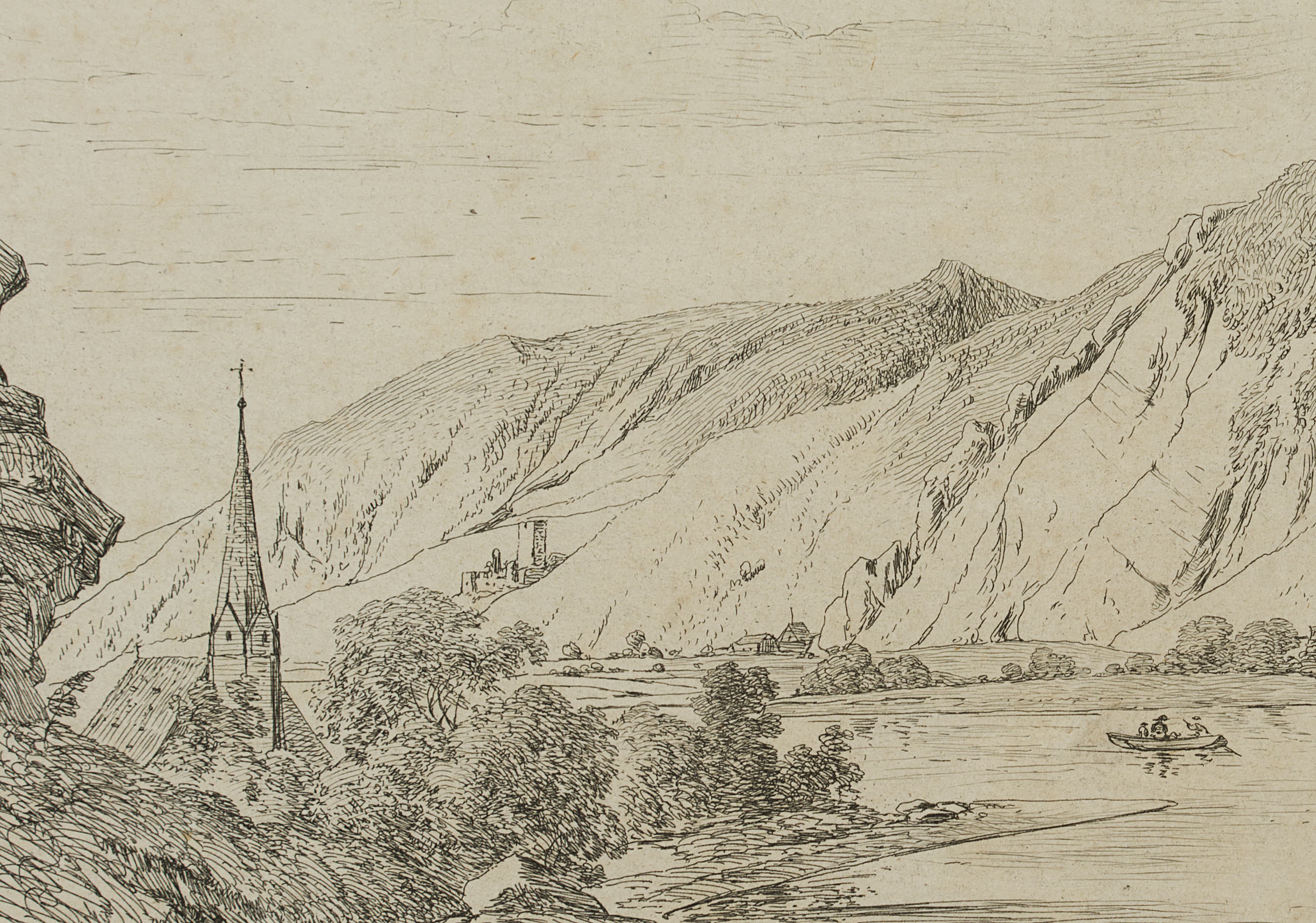 Der Landschaftsmaler auf der Reise