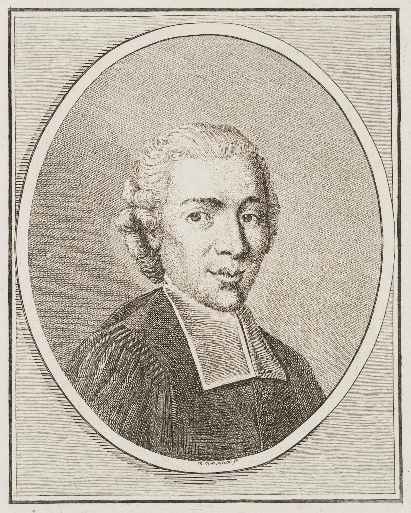 Porträt des Leipziger Predigers J. G. Zollikofer
