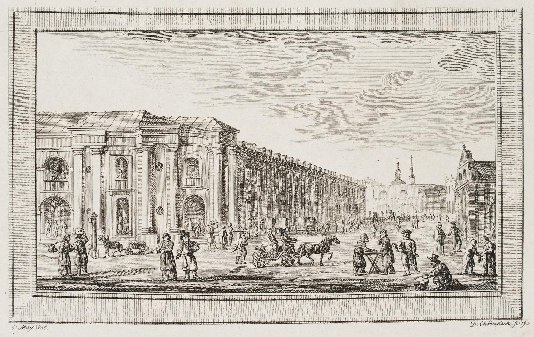 Eine Straße in St. Petersburg