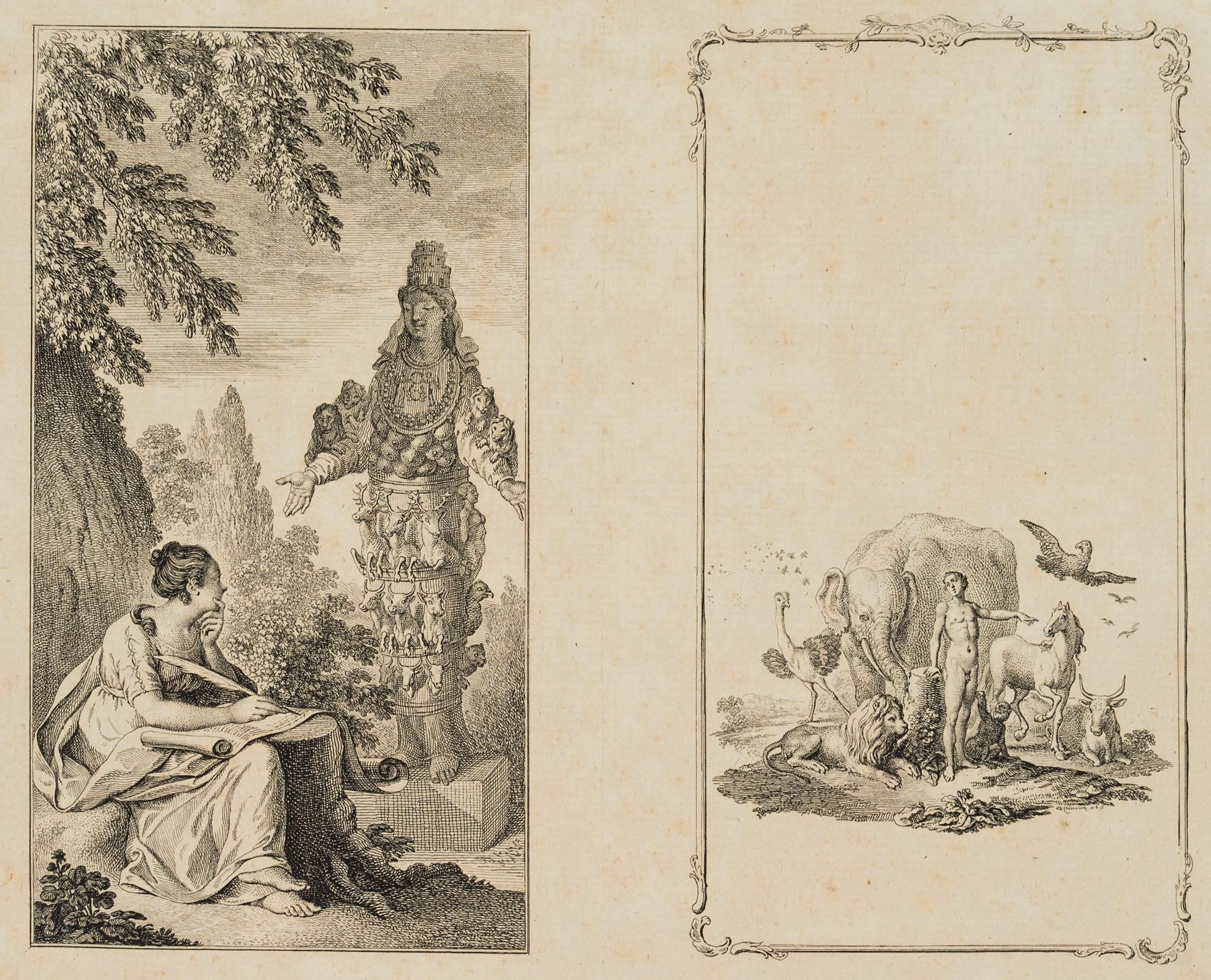 Diana von Ephesus mit der Geschichte & Mensch in Tiergruppe