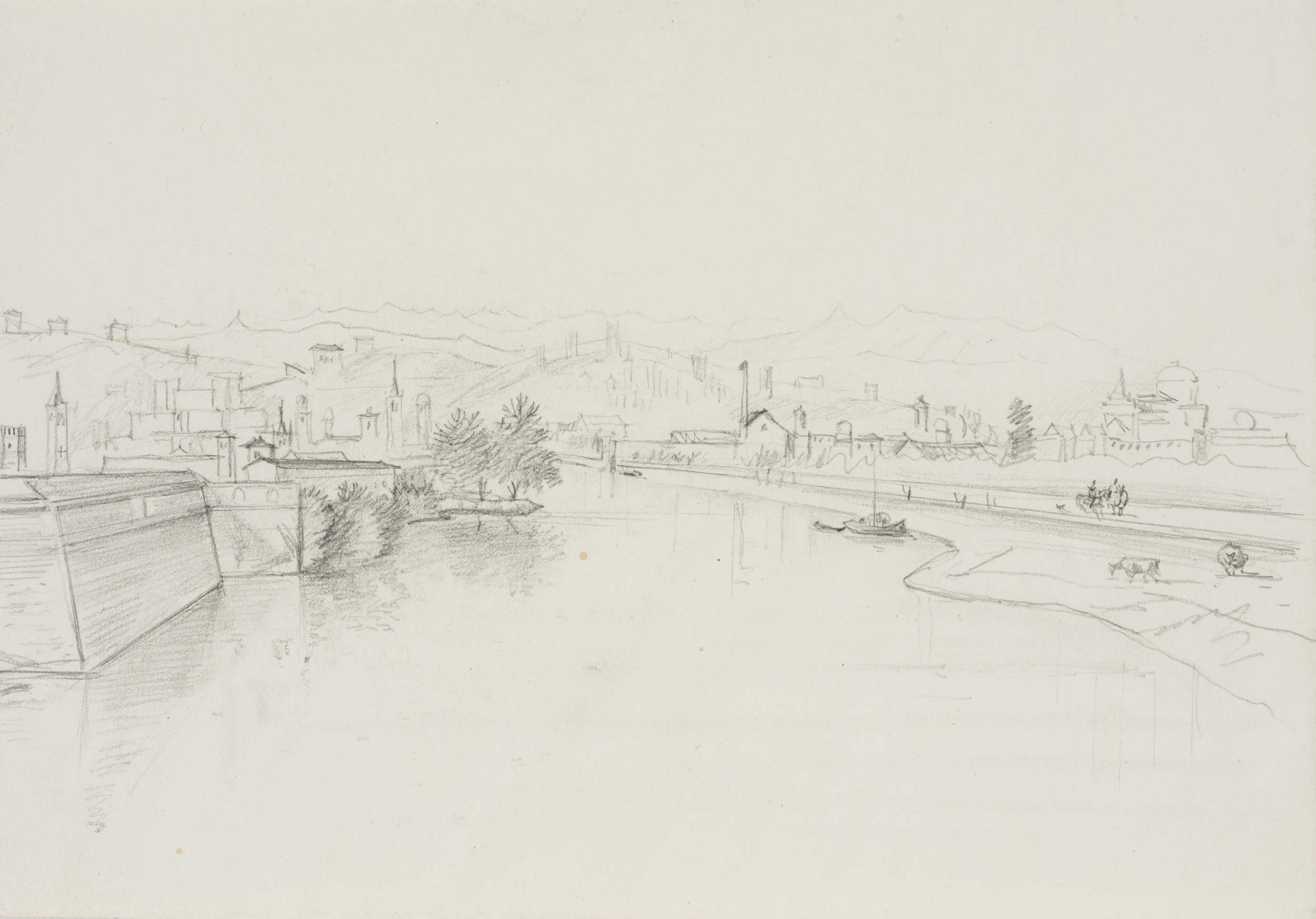 Stadt am Fluss