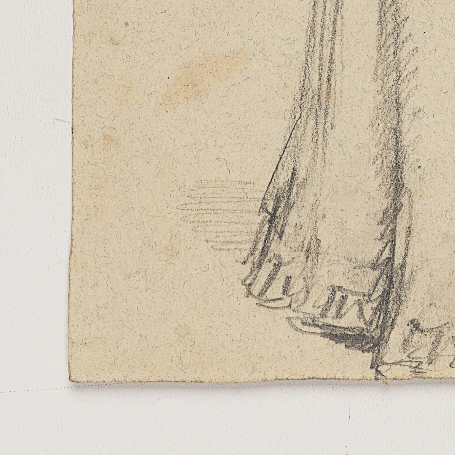 Stehende Frau von hinten