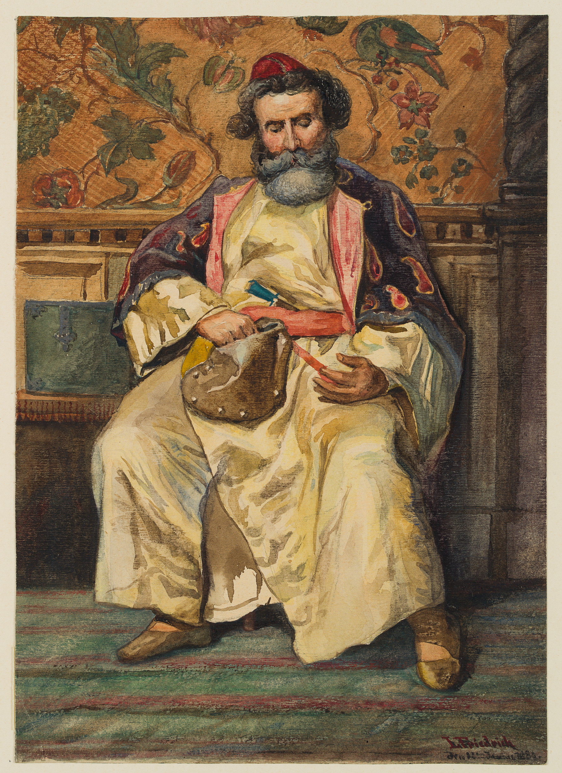 Pharisäer in kostbarer Tracht