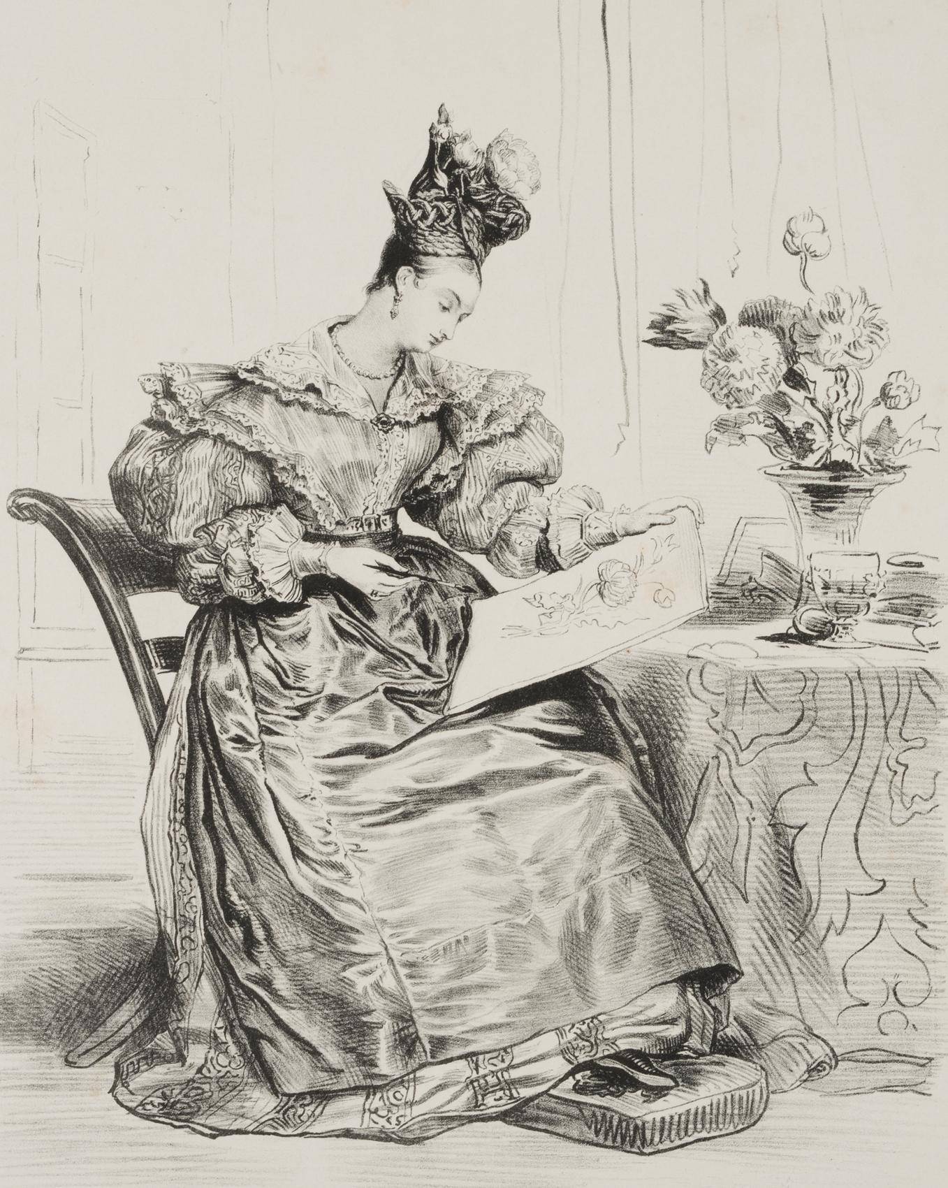 Quatre Heures Du Soir, Mlle. Laure Deveria
