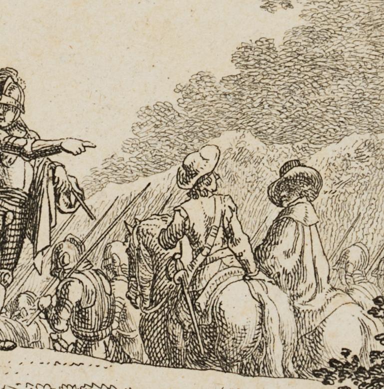 Marsch einer Armee im 30jährigen Krieg