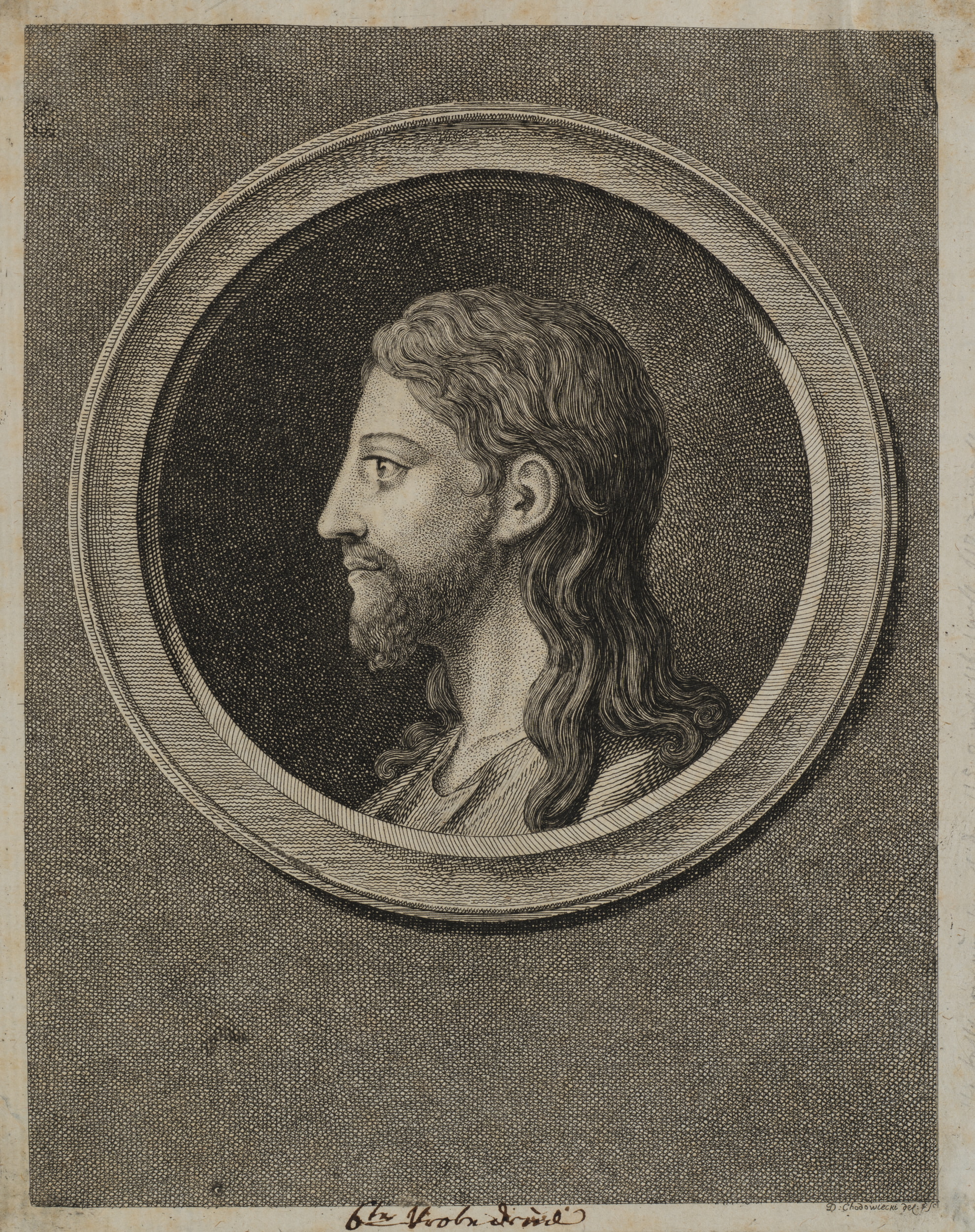 Christuskopf, 6. Probedruck