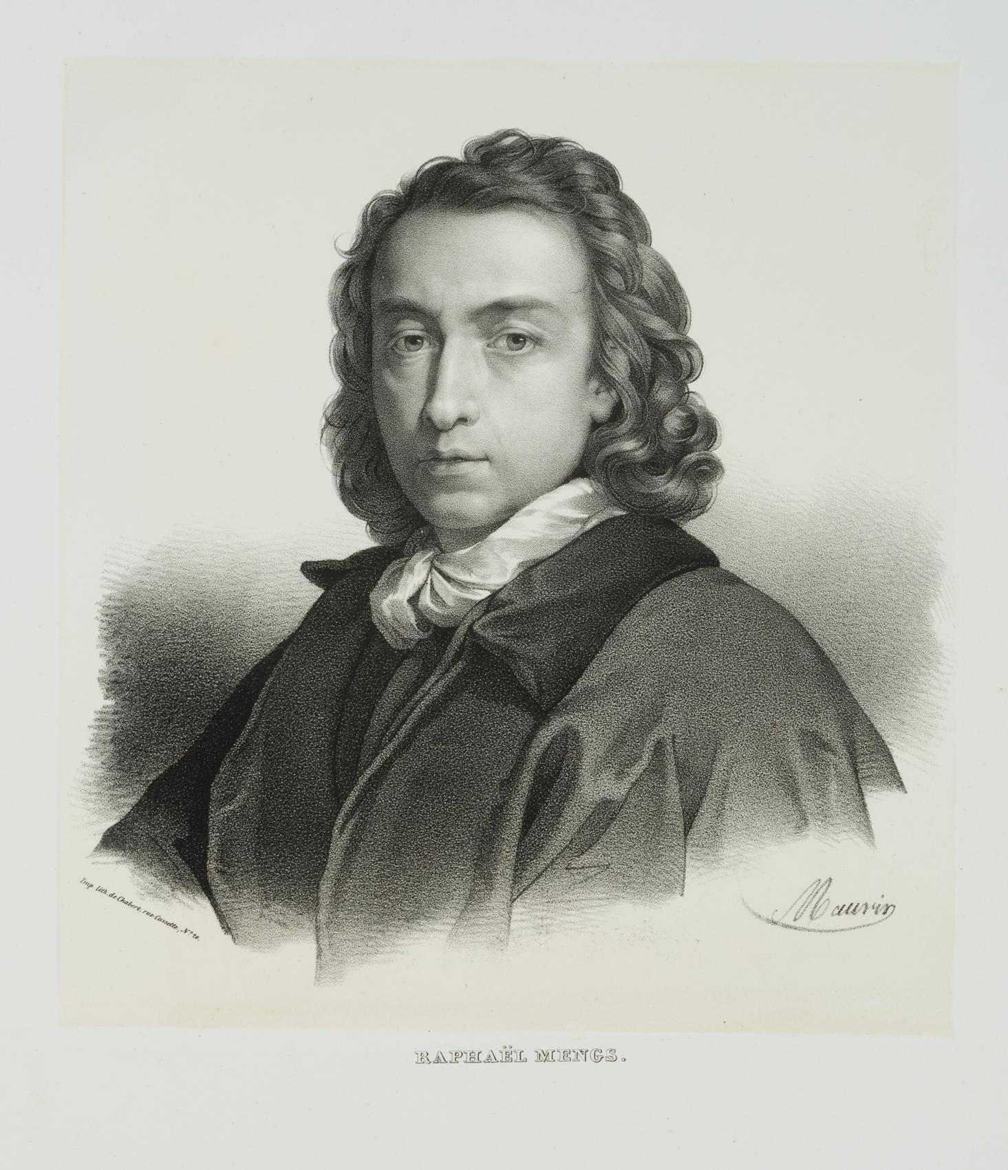Porträt des Malers Anton Raphael Mengs (1728-1779)