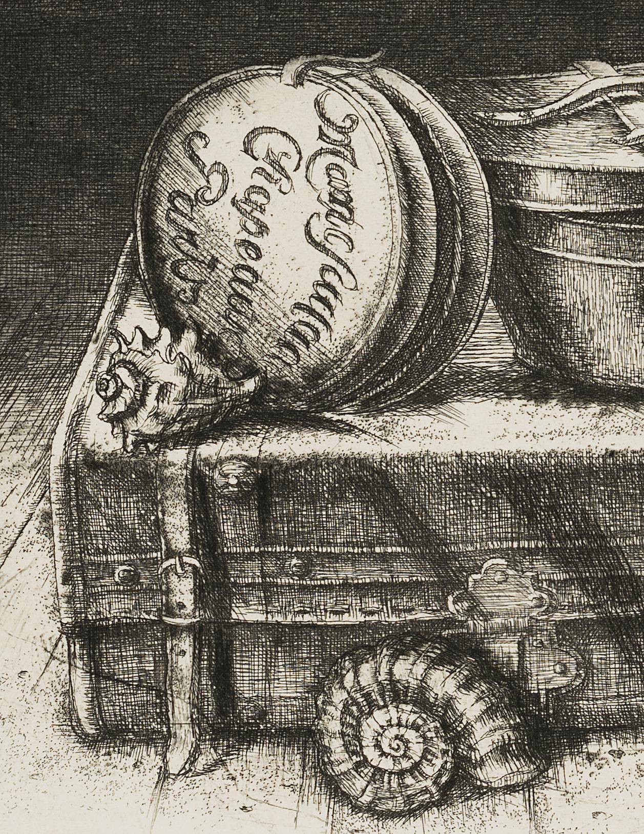 Pariser Koffer-Stillleben